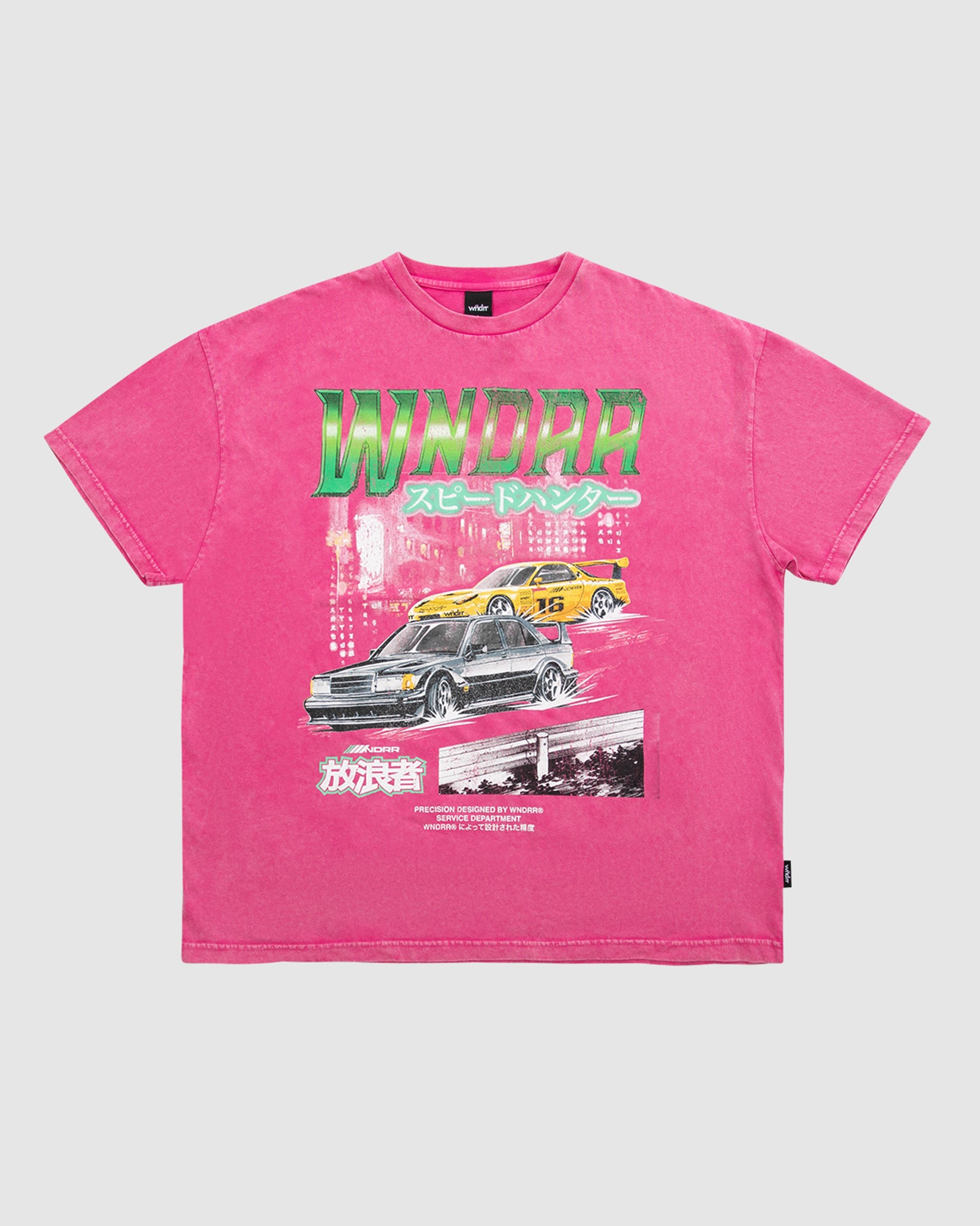 SPEEDHUNTER VINTAGE FIT TEE - WASHED MAGENTA
