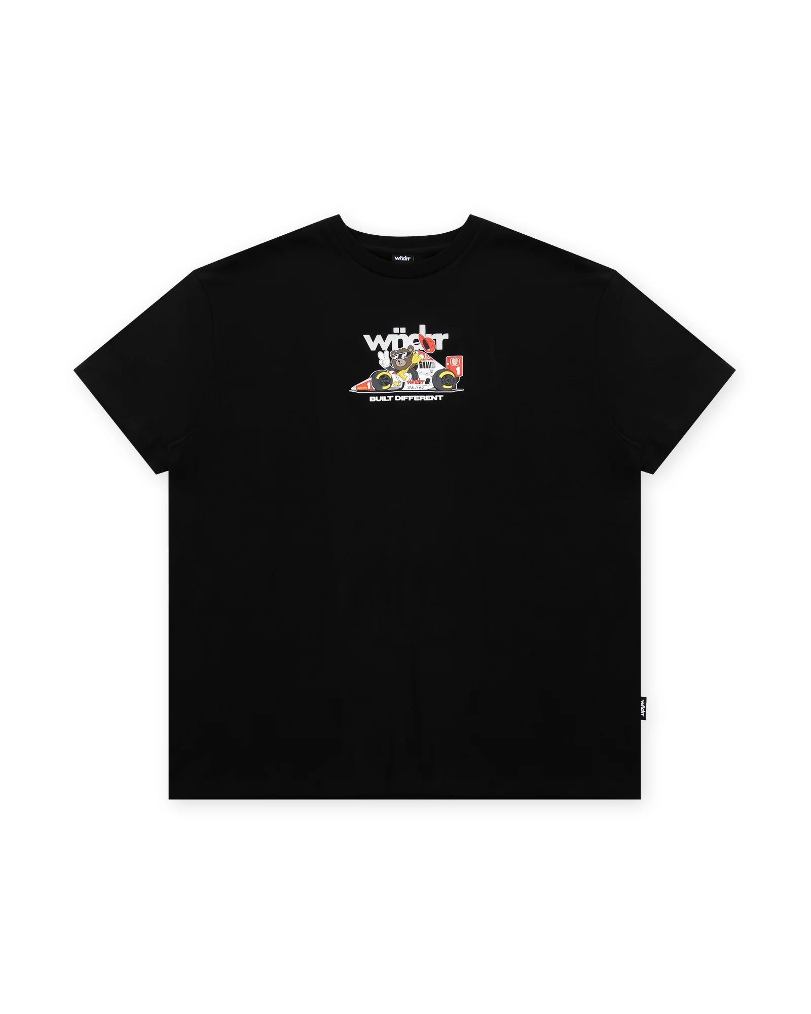 ALBERT BOX FIT TEE - BLACK