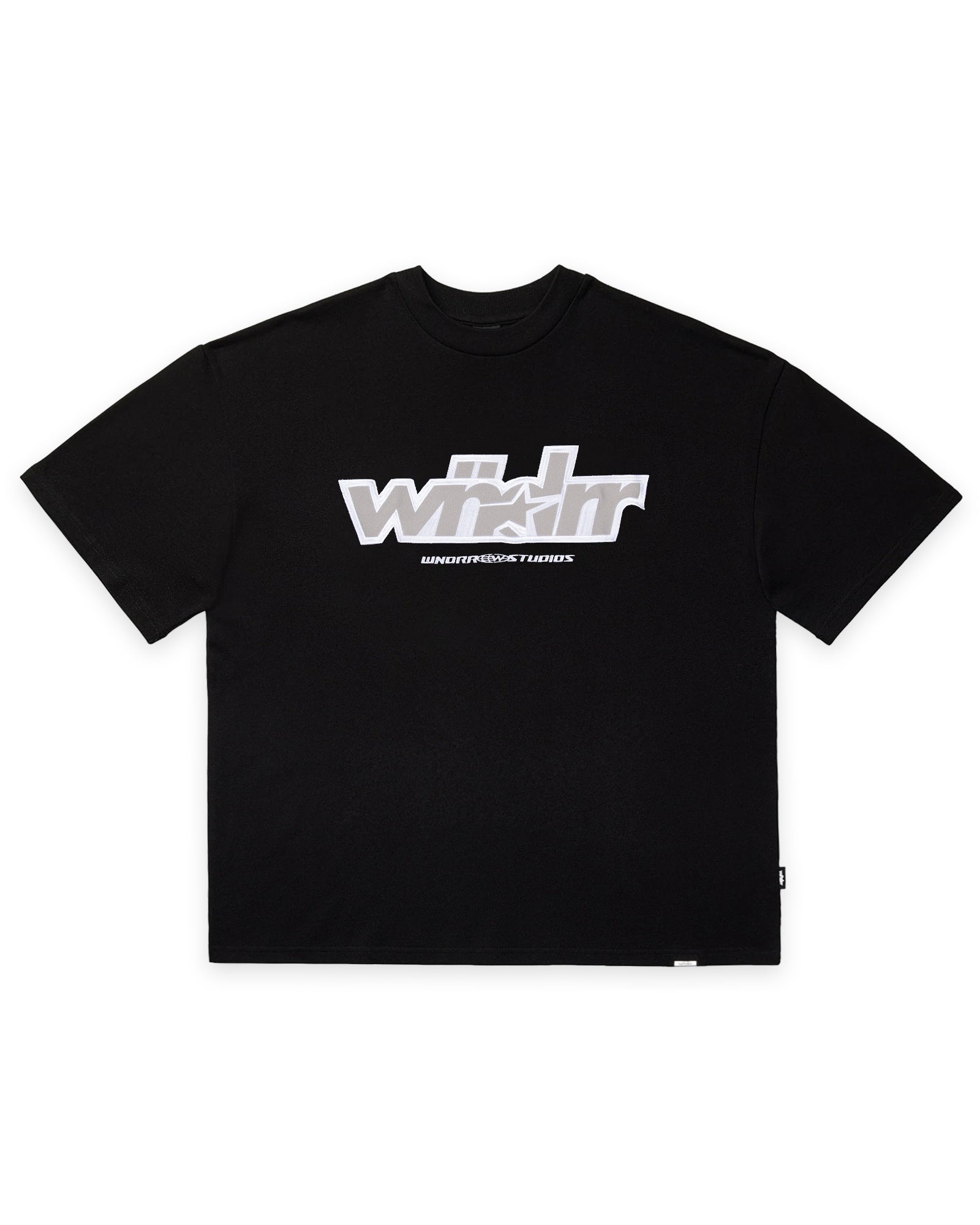 FIVE POINT HEAVY WEIGHT TEE - BLACK