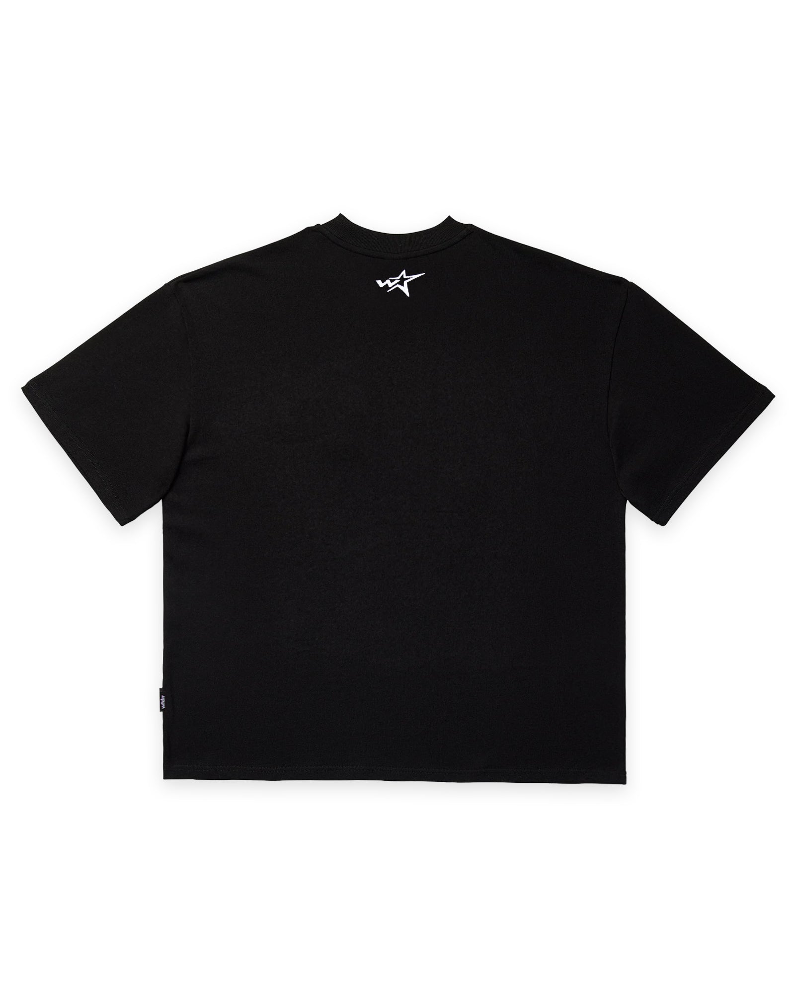 FIVE POINT HEAVY WEIGHT TEE - BLACK