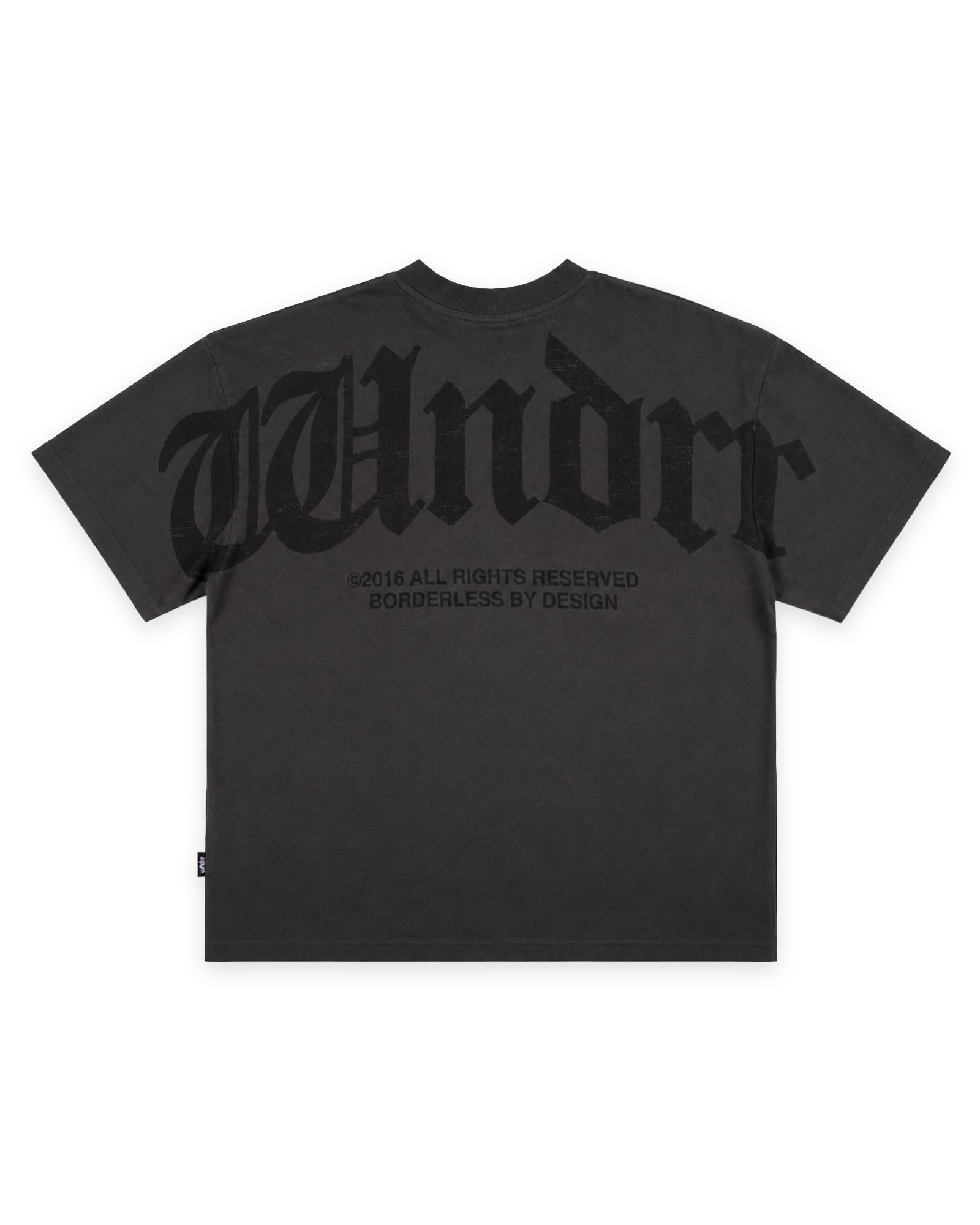 REVIVAL HEAVY WEIGHT TEE - FADED BLACK