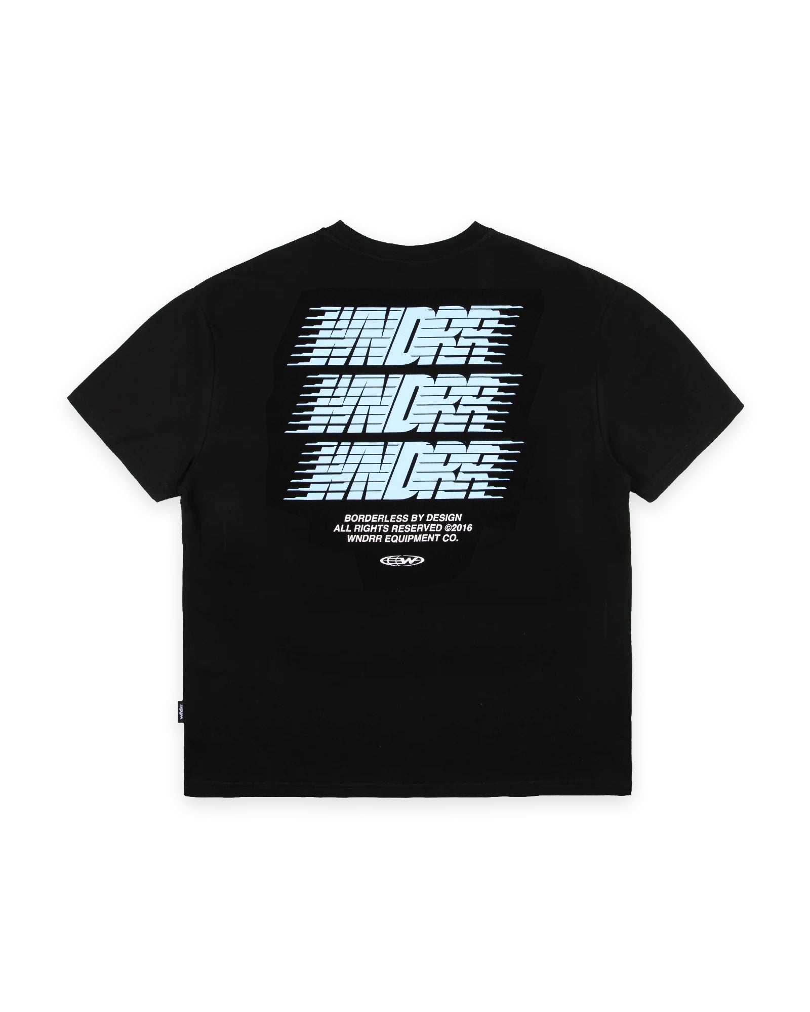 BORDERLESS BOX FIT TEE - BLACK