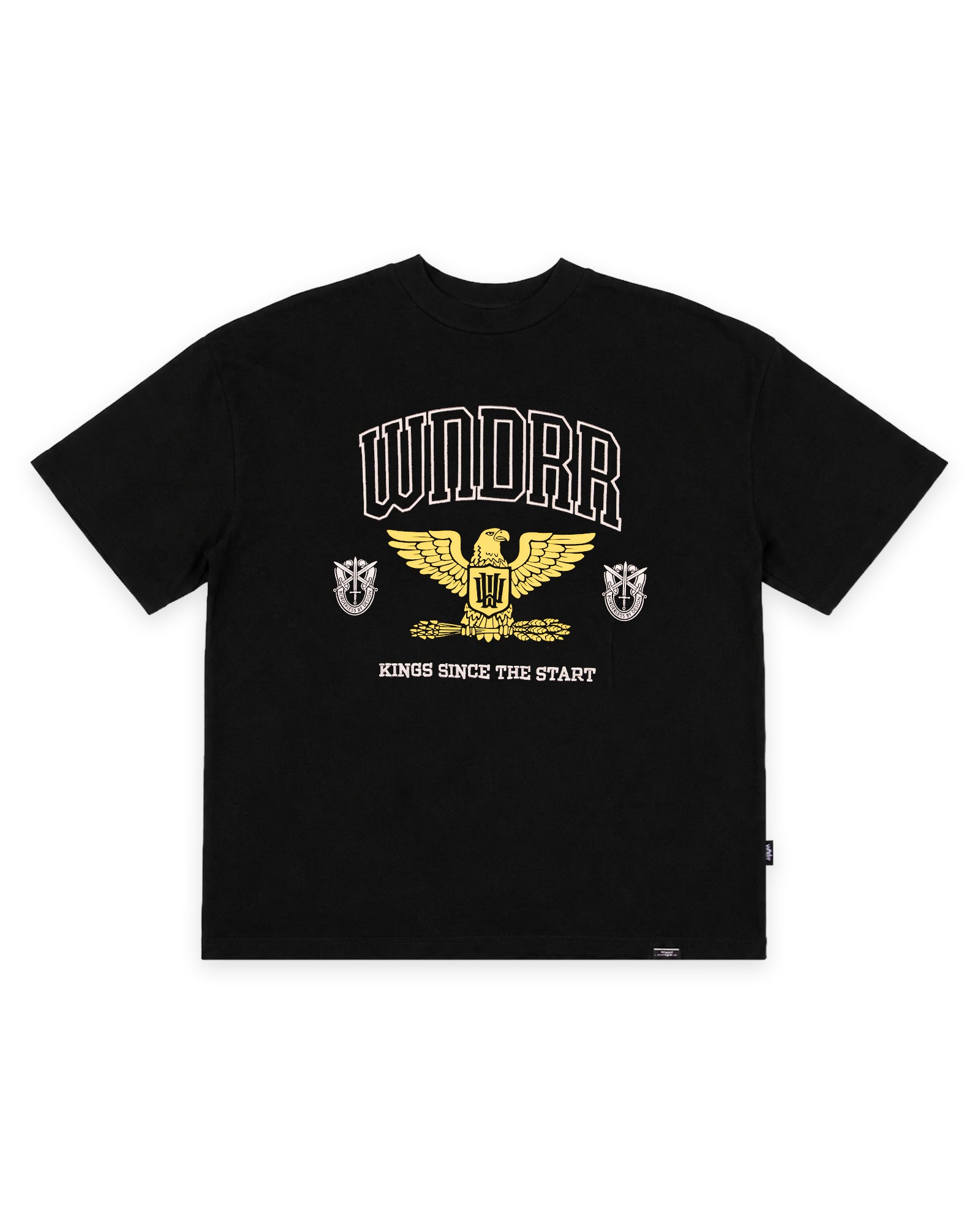RIOT HEAVY WEIGHT TEE - BLACK