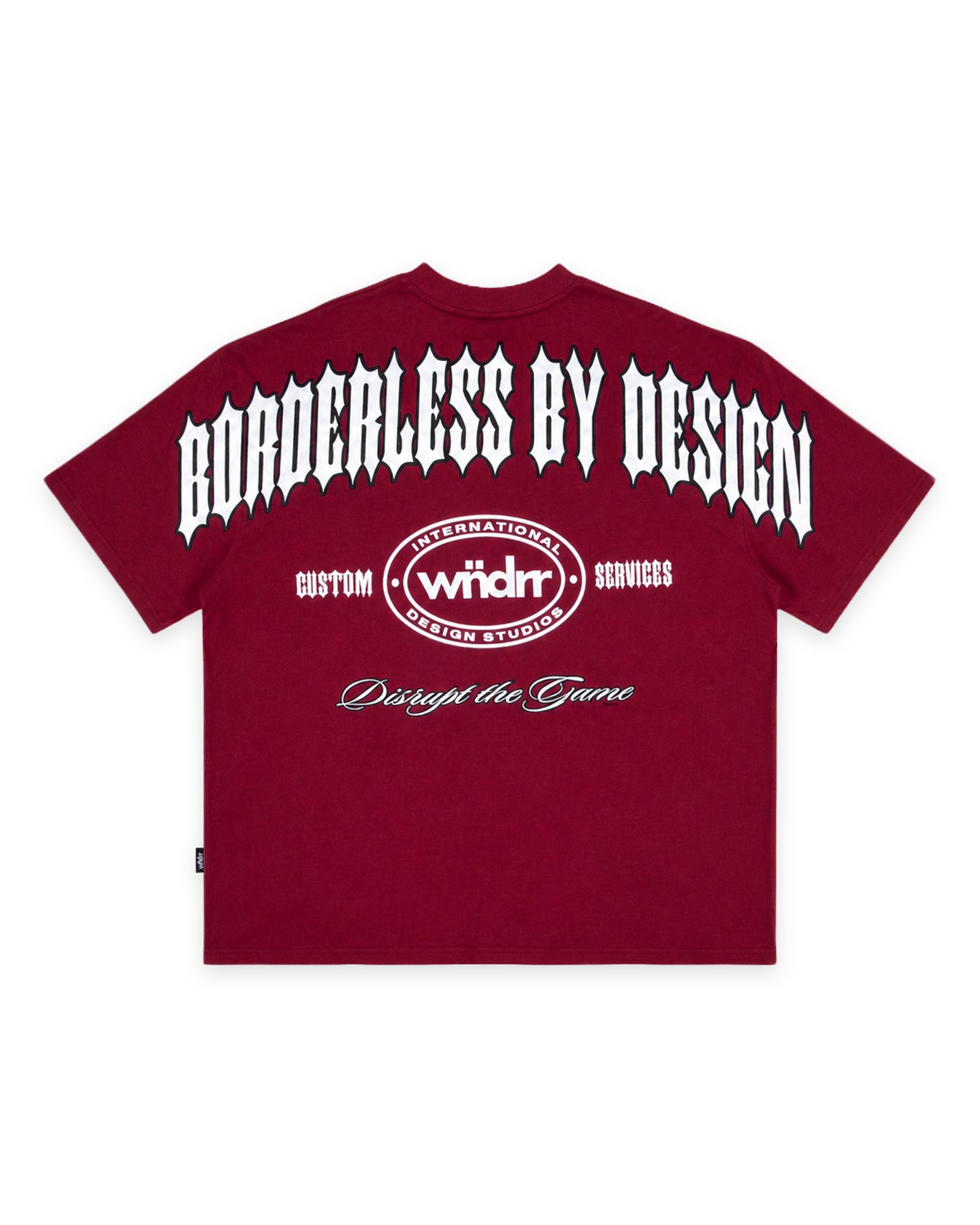 RZN HEAVY WEIGHT TEE - BLOOD RED