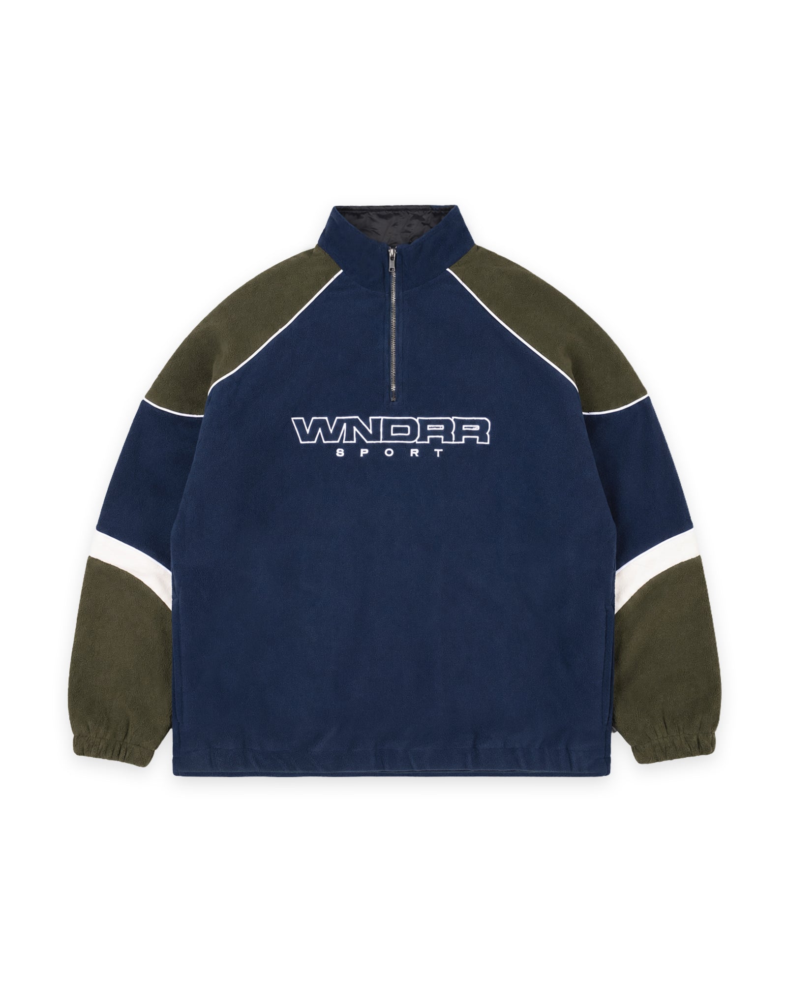 KICKOFF 1/4 ZIP POLAR FLEECE SWEAT - NAVY/INK