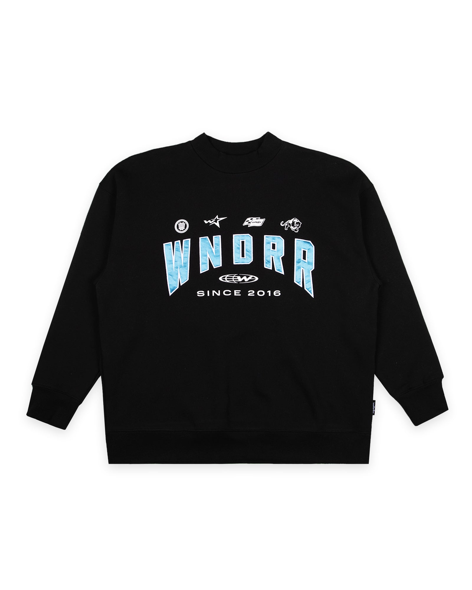 HASHI CREW SWEAT - BLACK