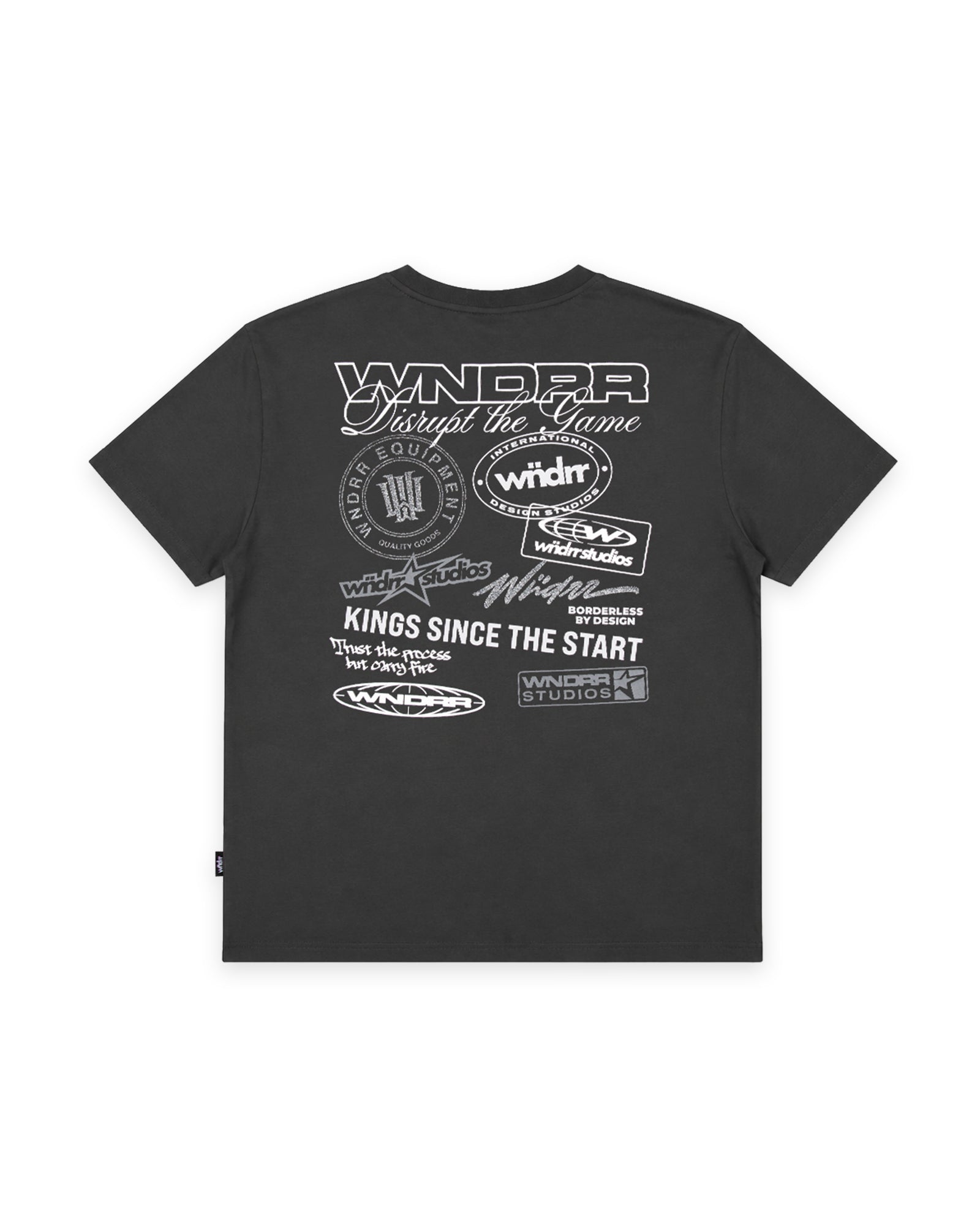 FACTION BOX FIT TEE - FADED BLACK