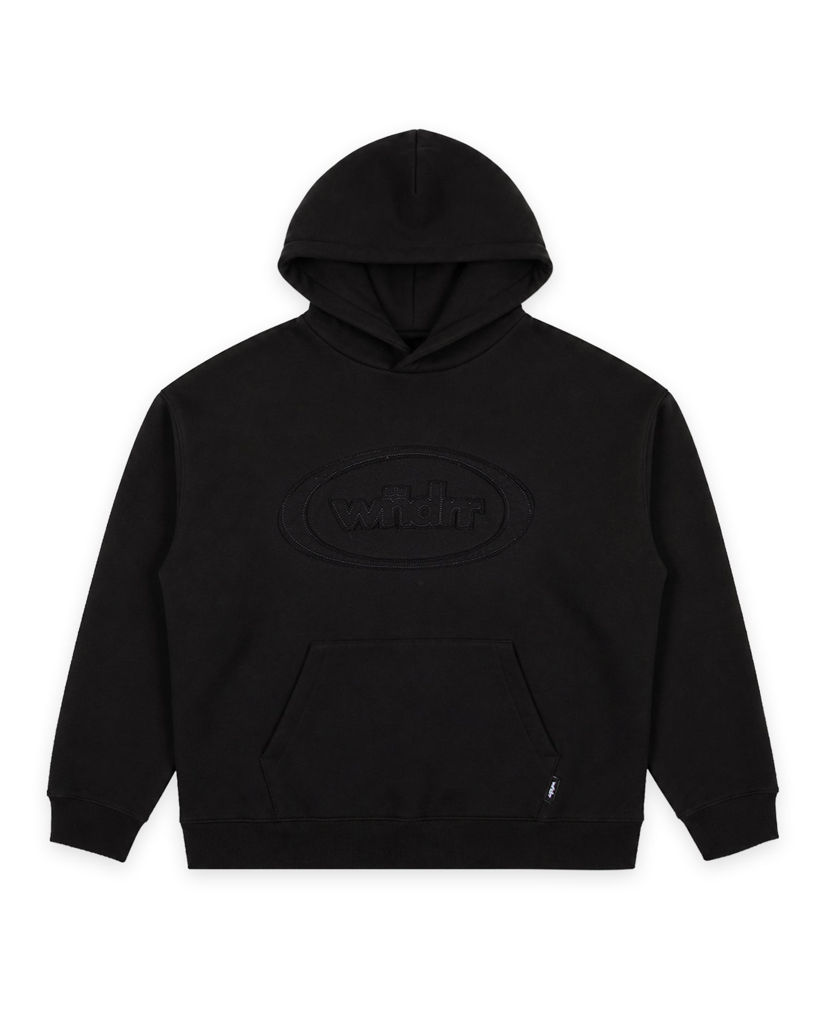 ORBIT HOOD SWEAT - BLACK