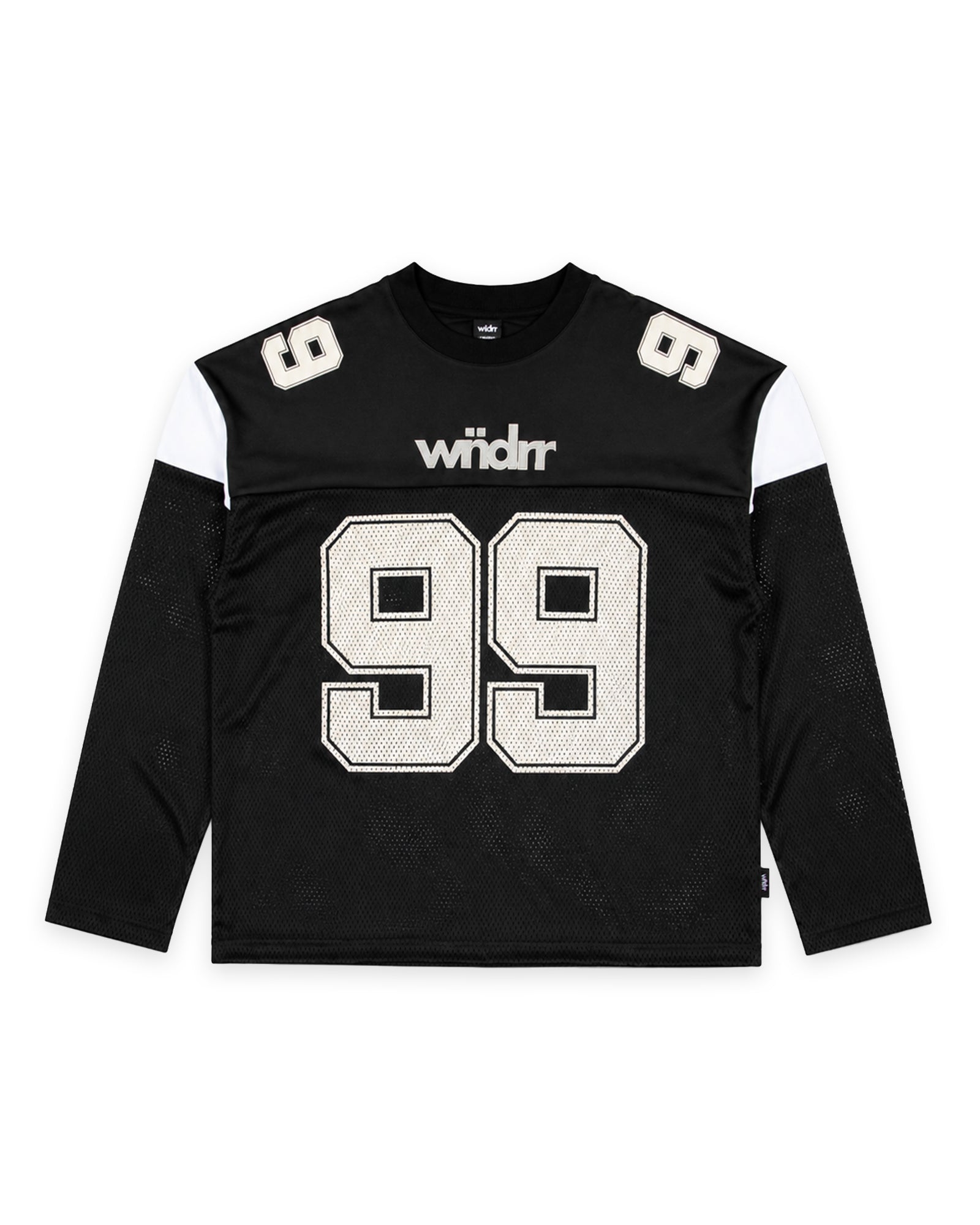 WAYNE HOCKEY JERSEY - BLACK/WHITE