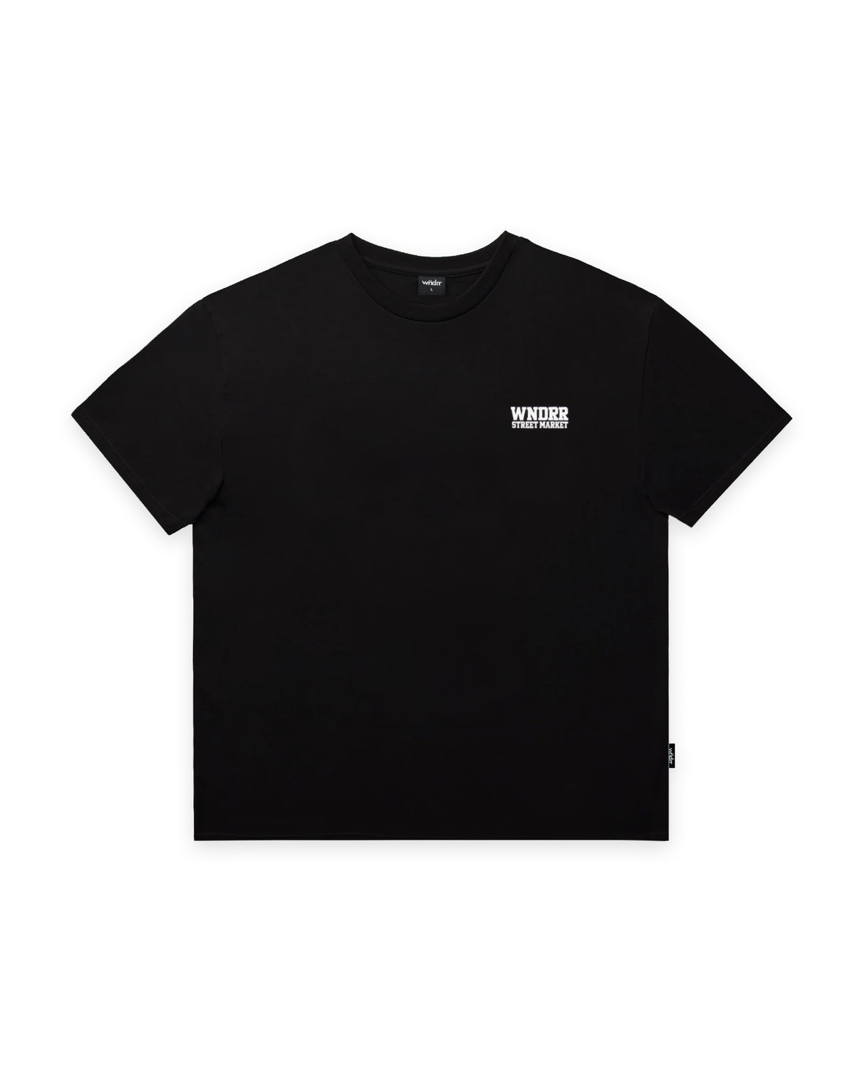 STREET MARKET BOX FIT TEE - BLACK