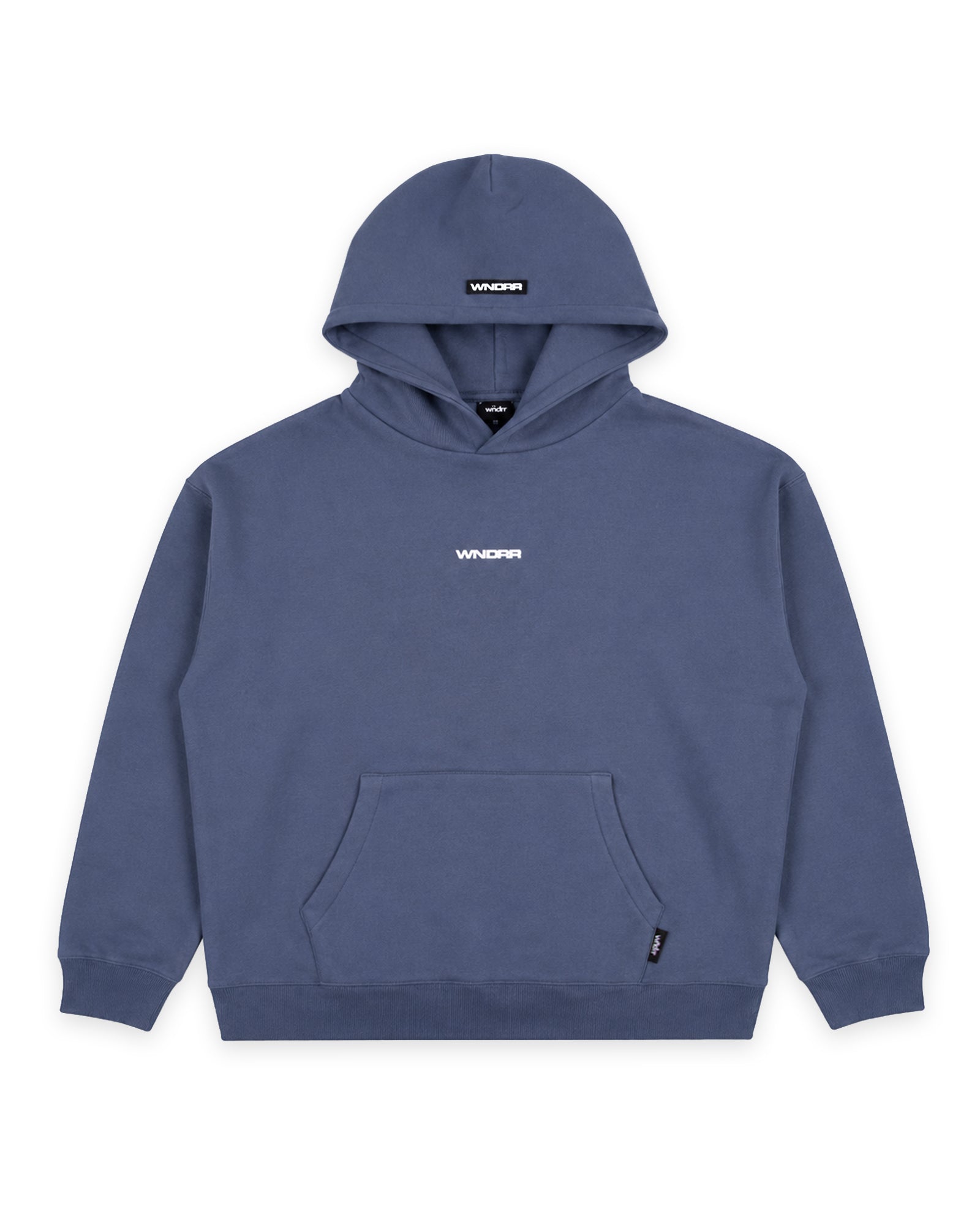 REFRAIN HOOD SWEAT - STORM BLUE