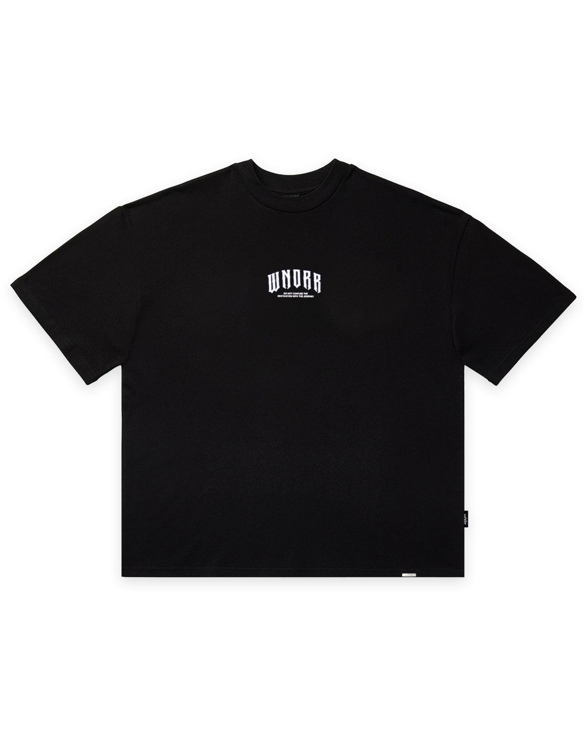 RAIDER HEAVY WEIGHT TEE - BLACK