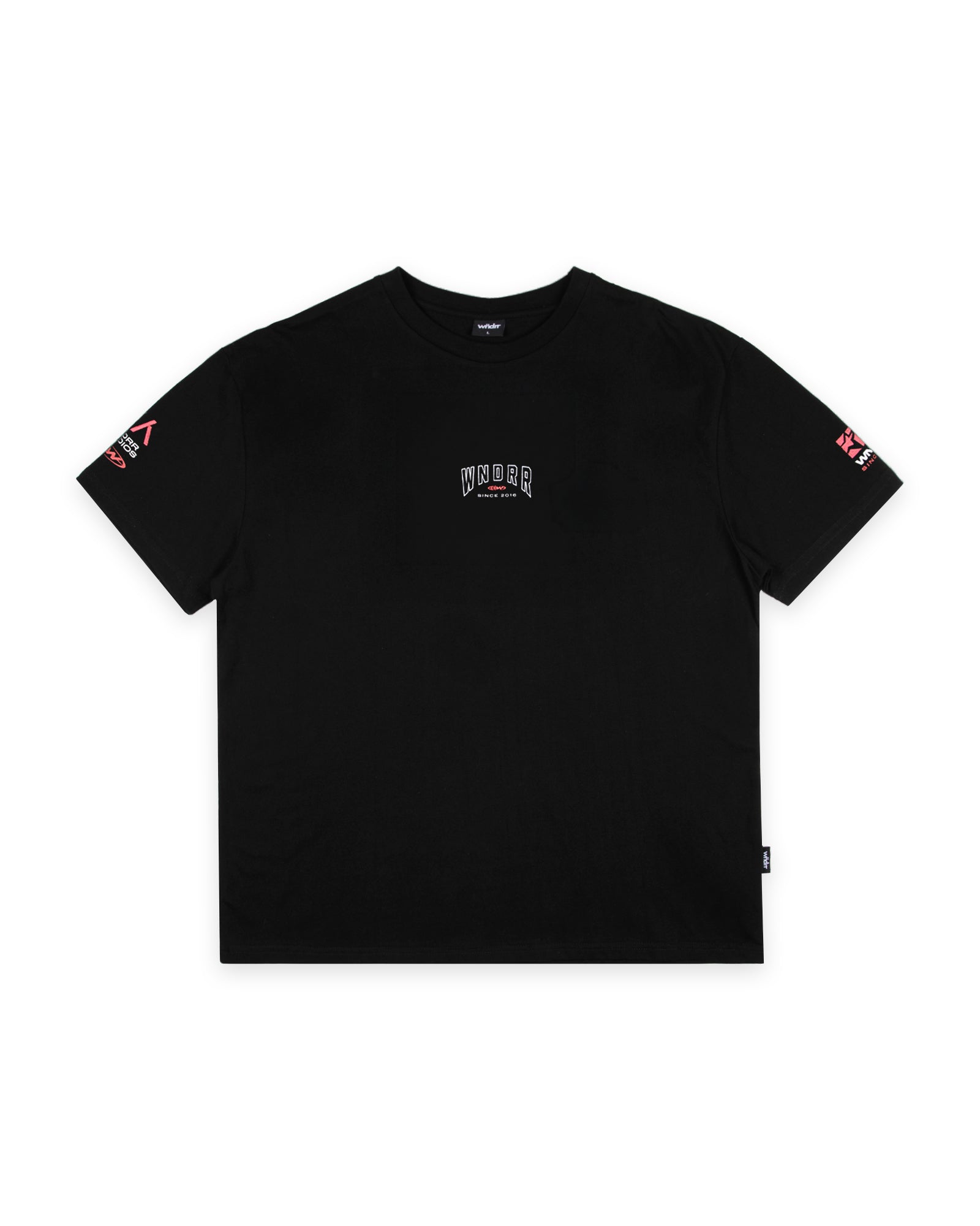 HASHI BOX FIT TEE - BLACK