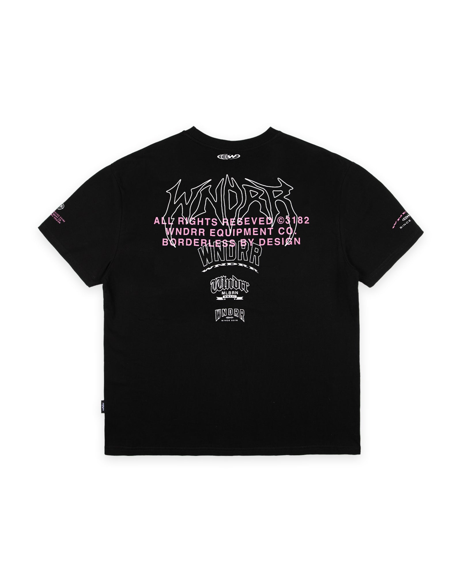 OVERPOWER BOX FIT TEE - BLACK