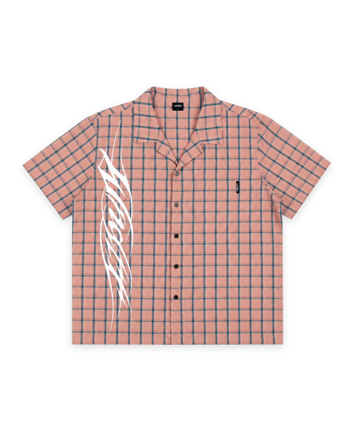 REAPER CHECK S/S SHIRT - CORAL