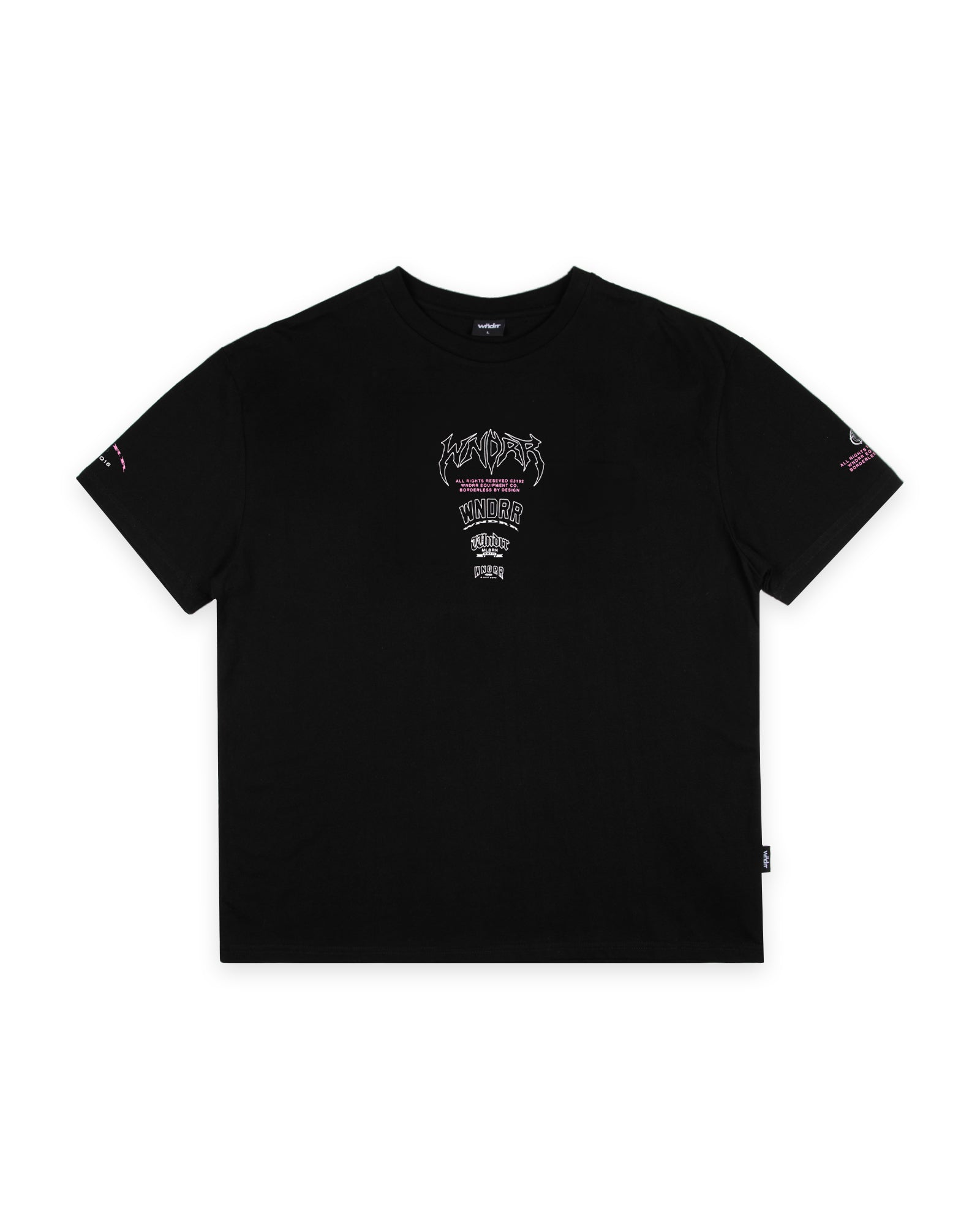 OVERPOWER BOX FIT TEE - BLACK