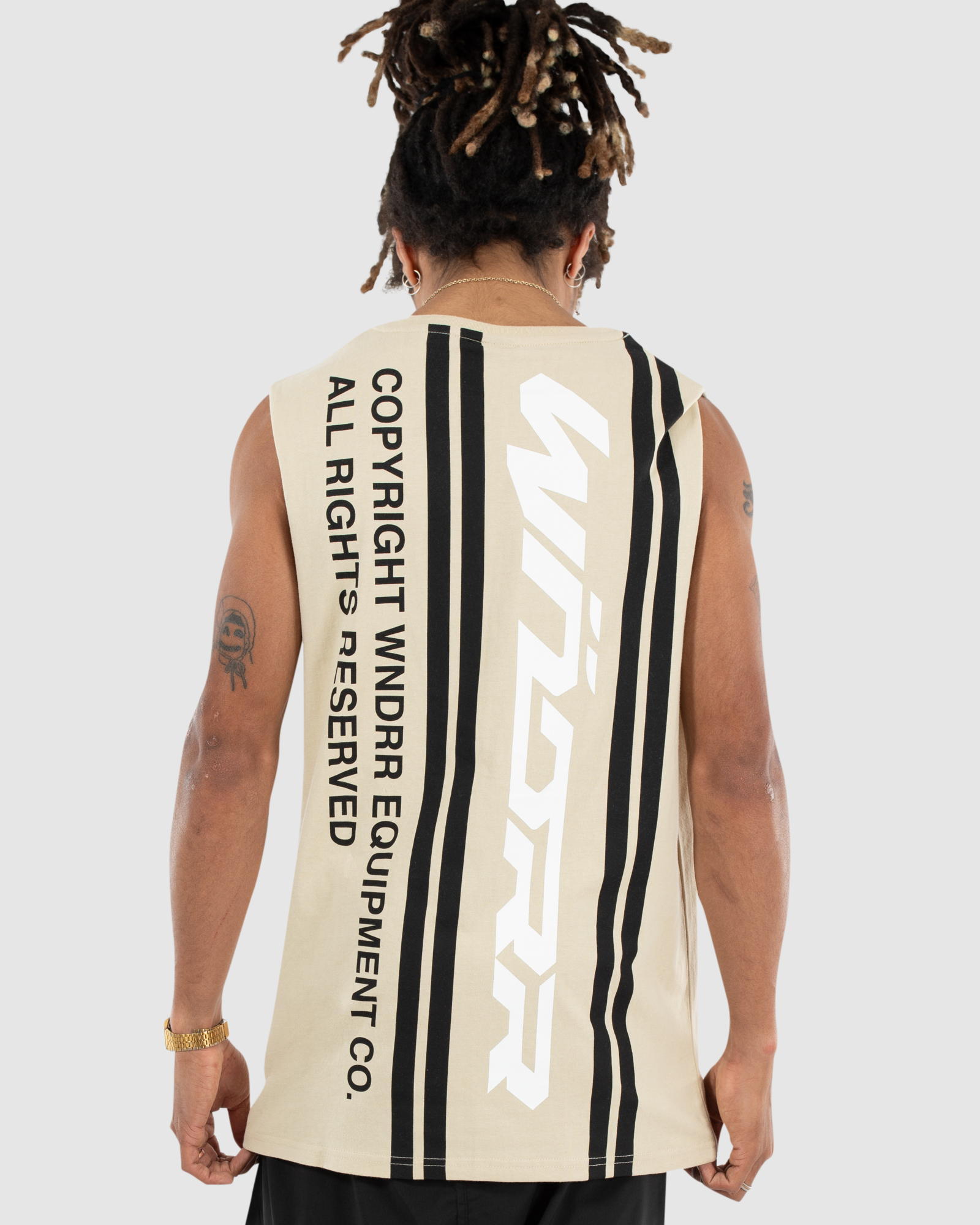 BACKOFF MUSCLE TOP - TAN