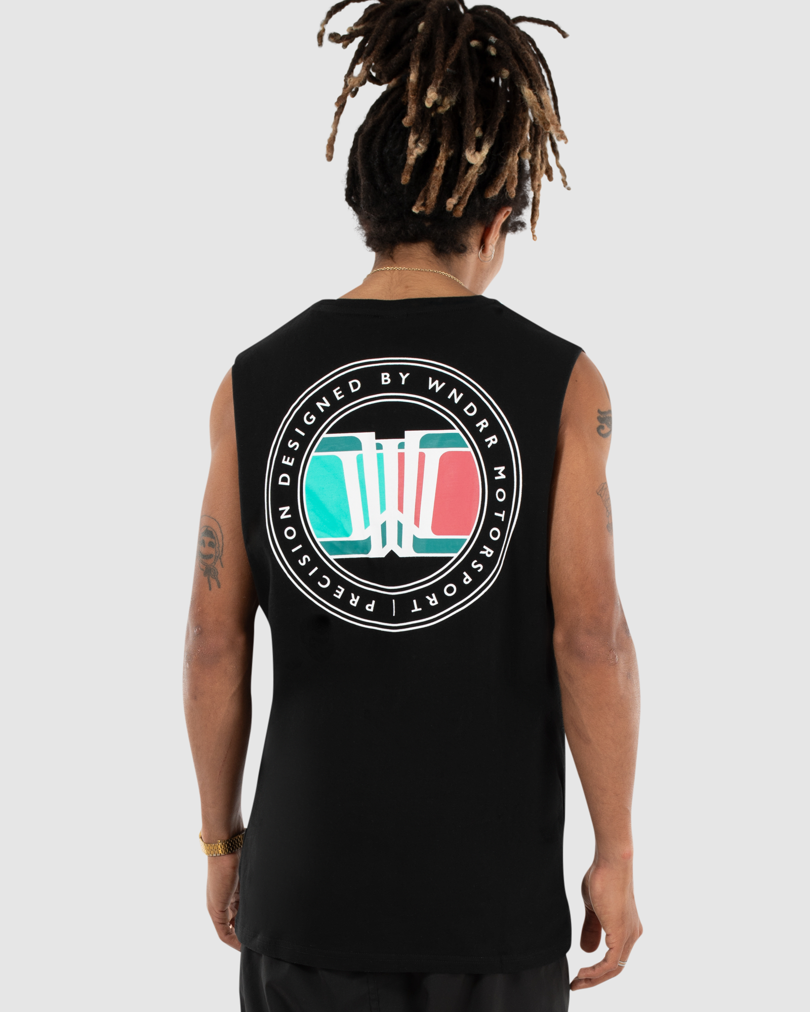 GRAN SPORT MUSCLE TOP - BLACK