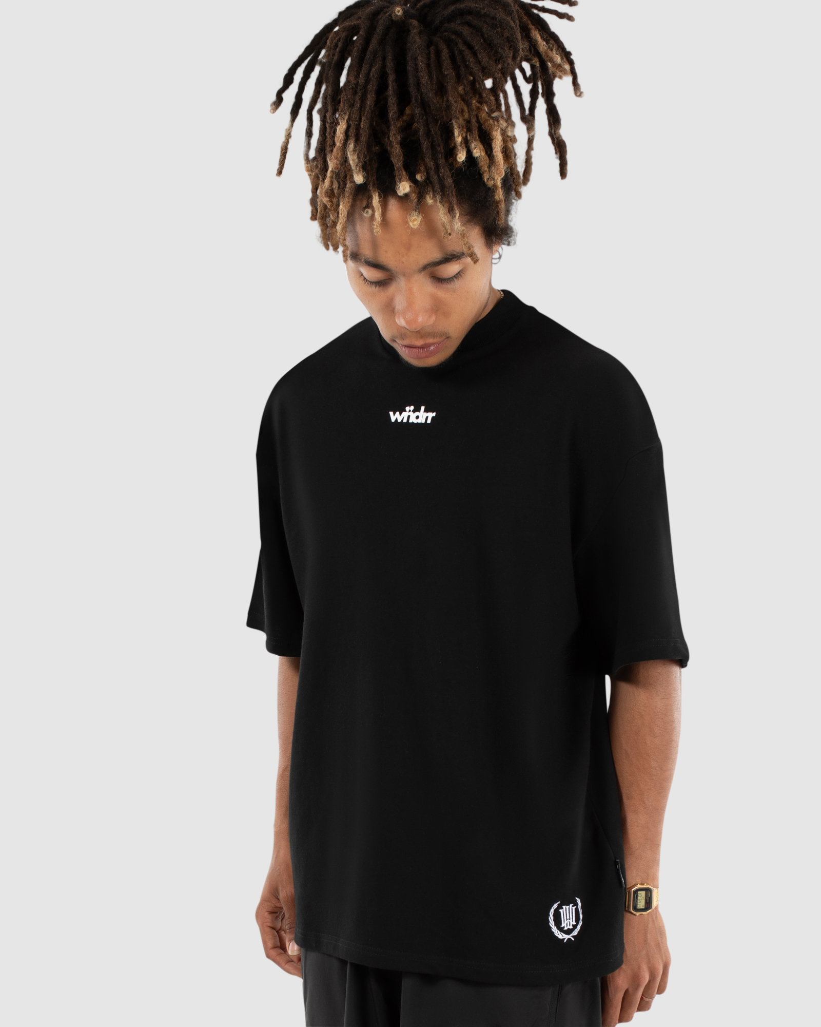 AEROSOL HEAVY WEIGHT TEE - BLACK