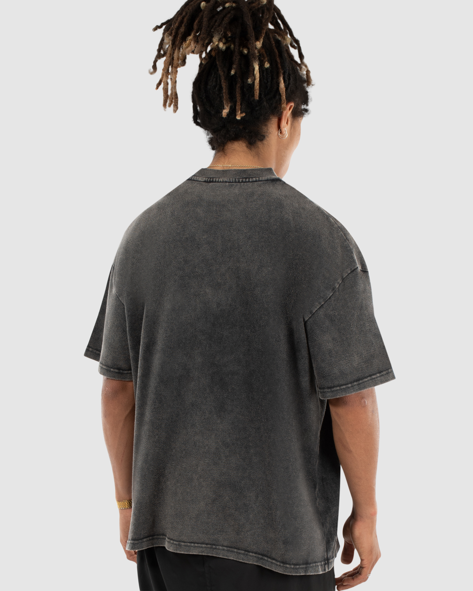 GOLF CLUB HEAVY WEIGHT TEE - WASHED BLACK
