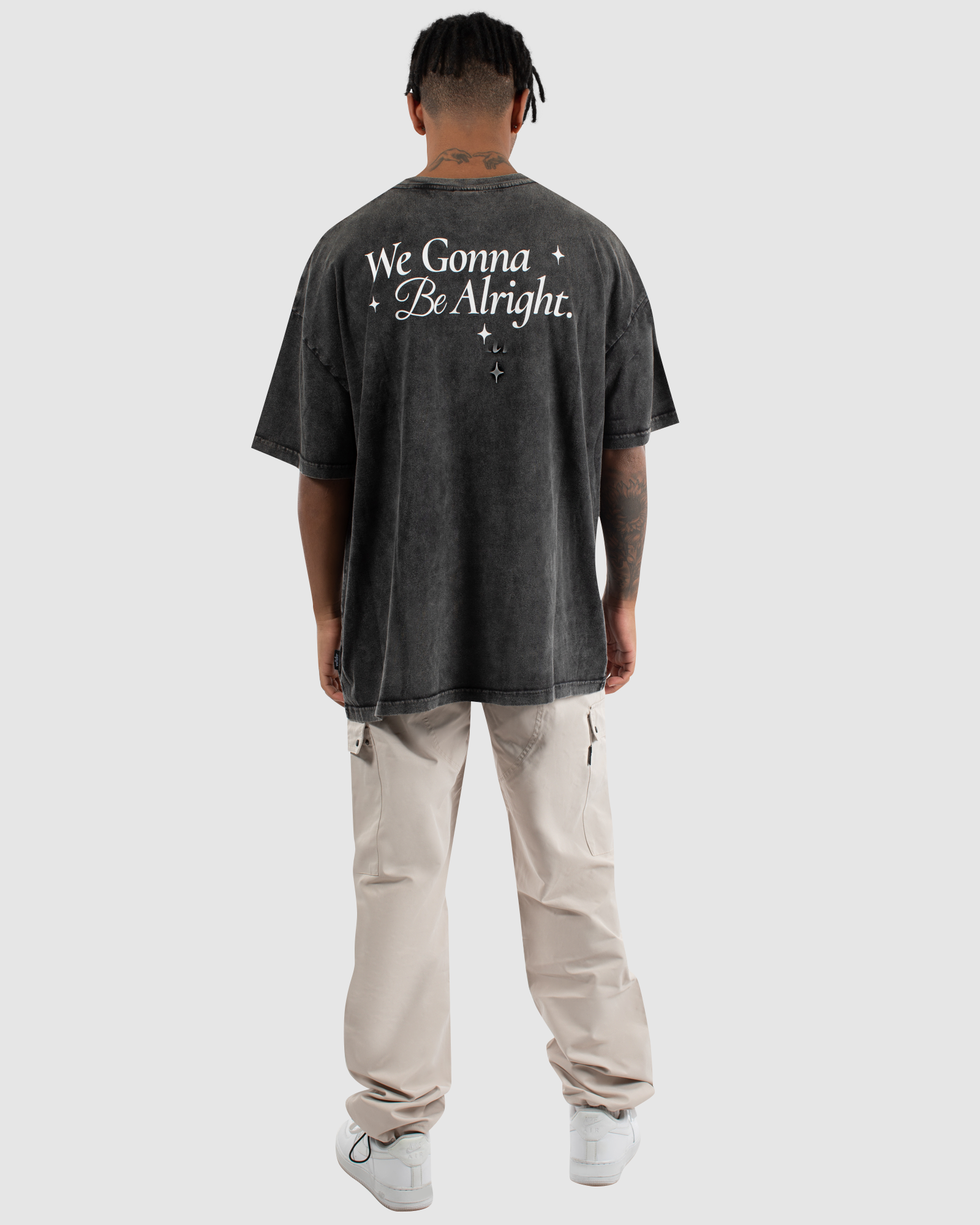ENRICHED VINTAGE FIT TEE - WASHED BLACK