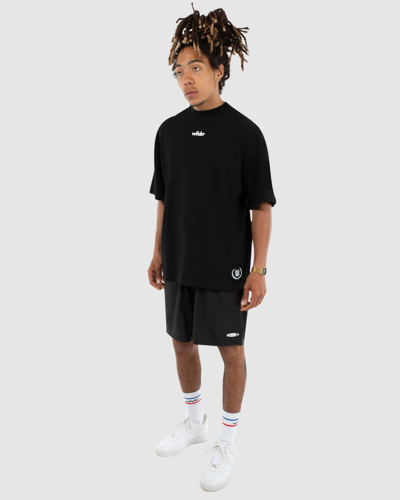 AEROSOL HEAVY WEIGHT TEE - BLACK