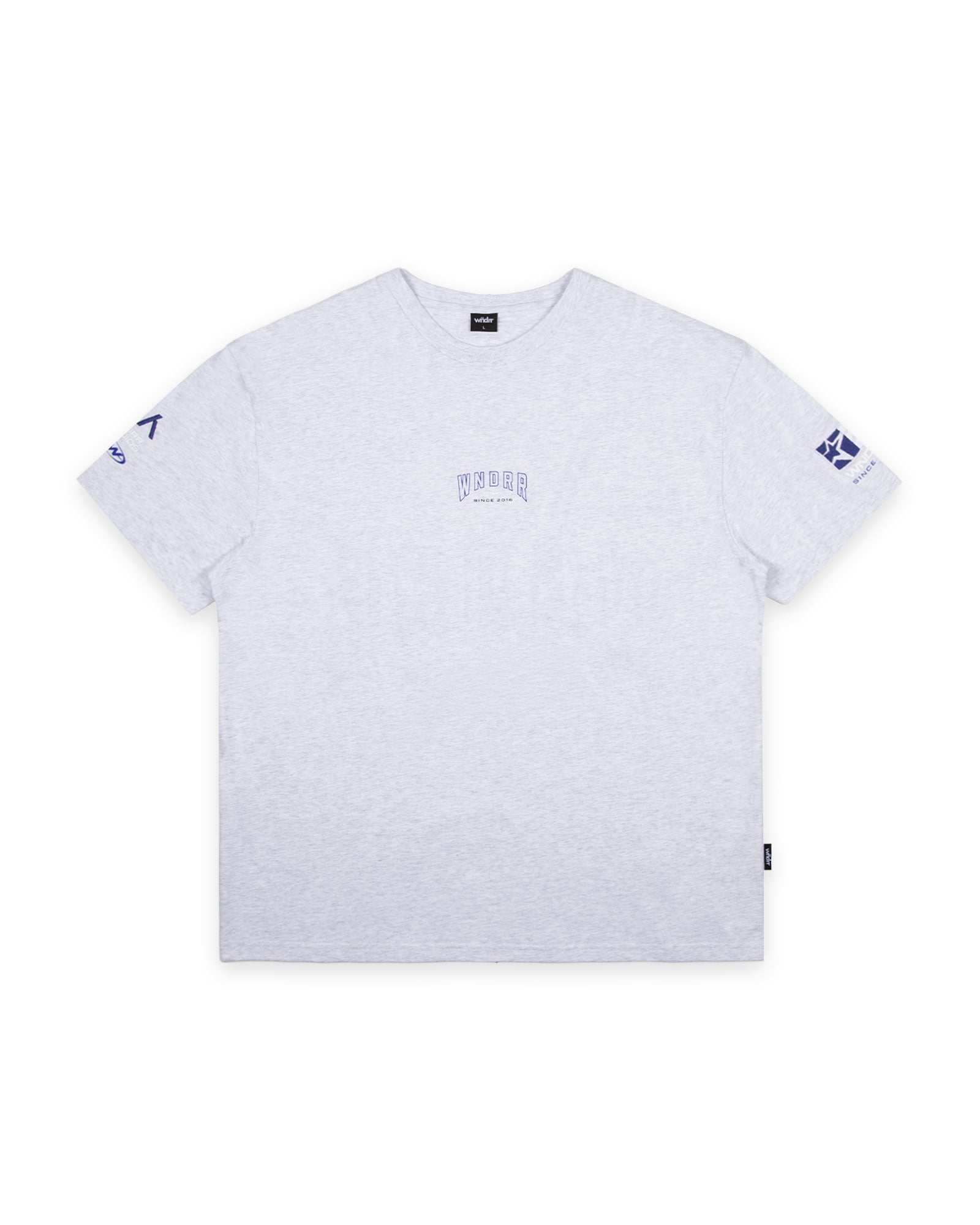 HASHI BOX FIT TEE - WHITE MARLE