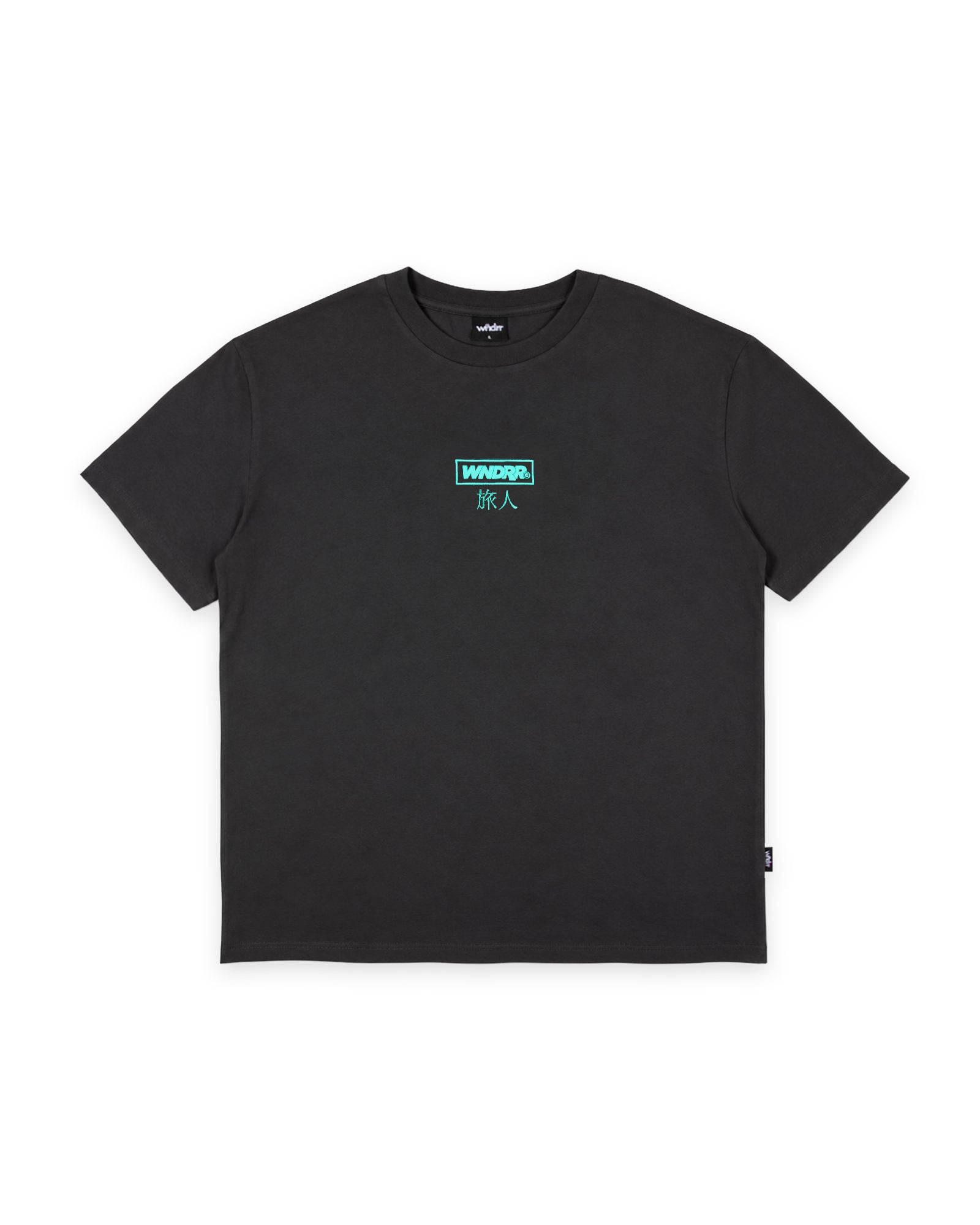 SHODO BOX FIT TEE - FADED BLACK