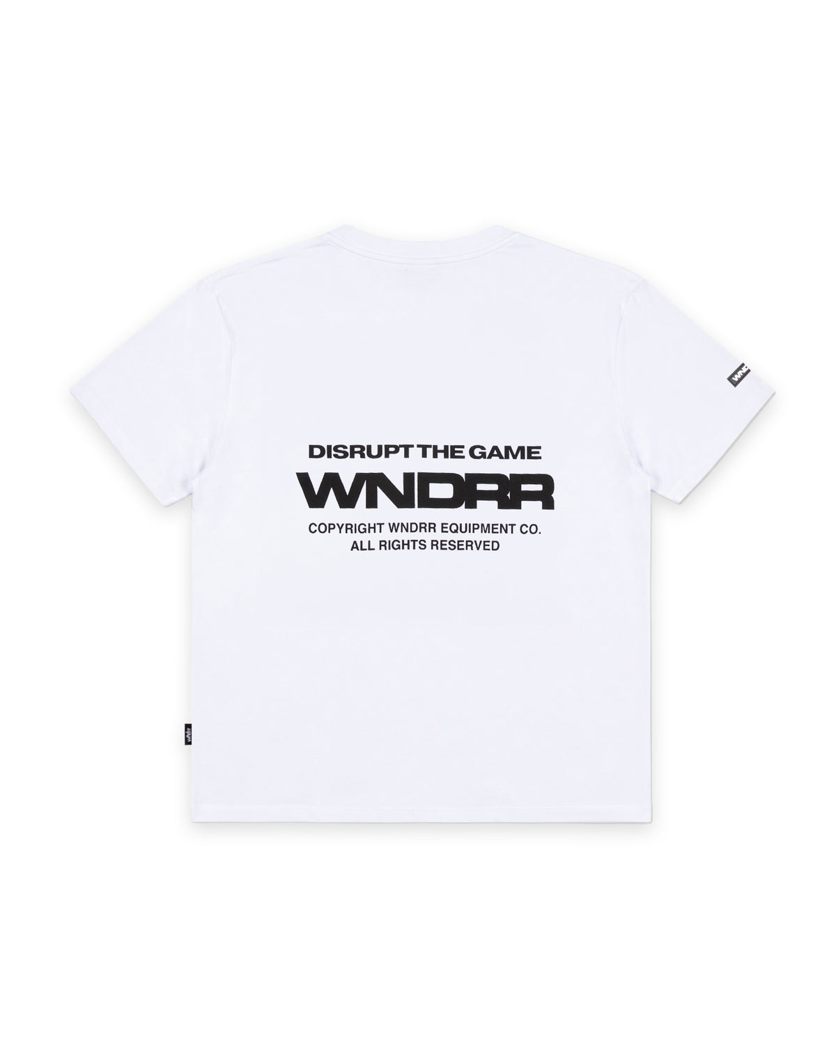 REFRAIN BOX FIT TEE - WHITE