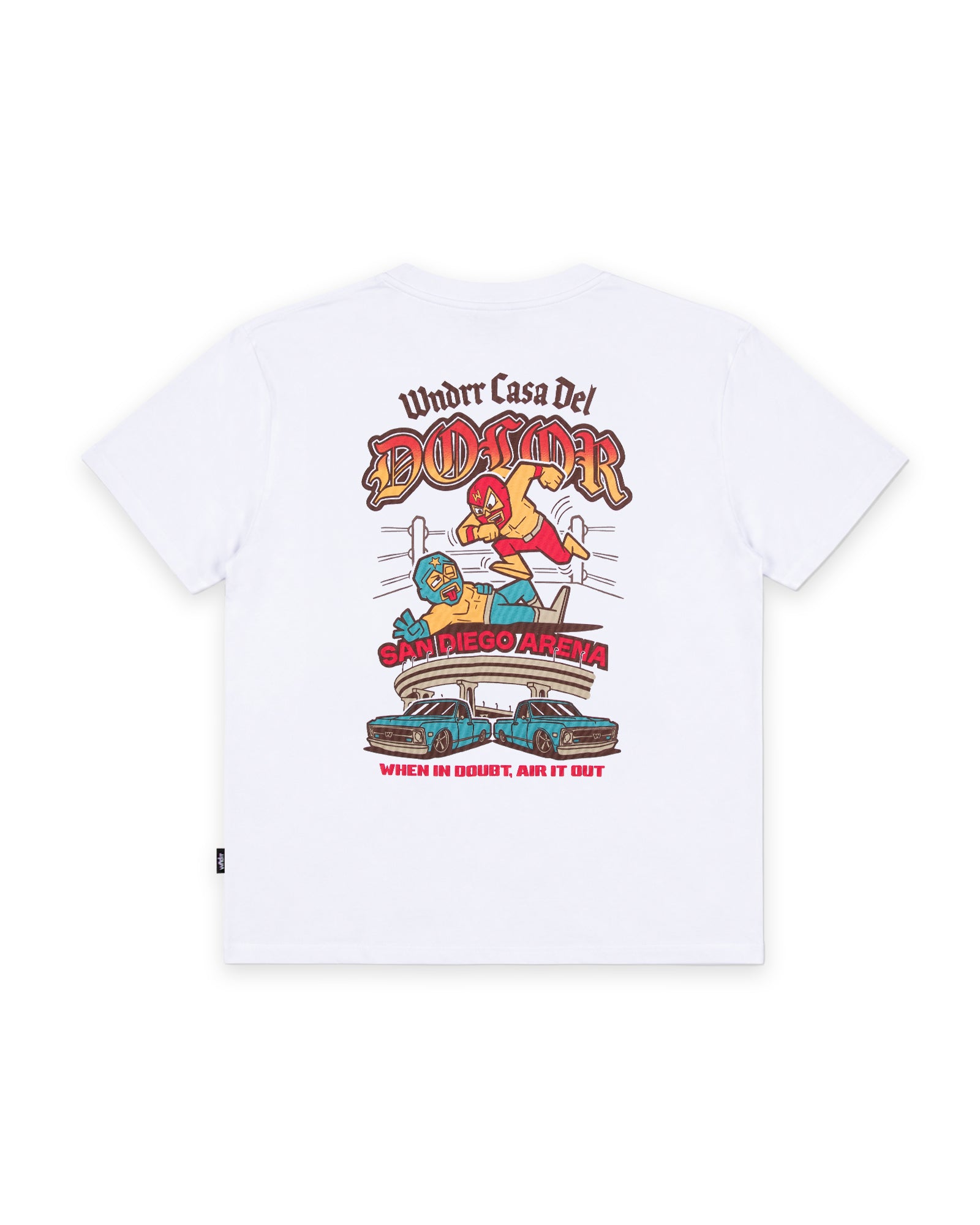 CASA DEL DOLOR BOX FIT TEE - WHITE