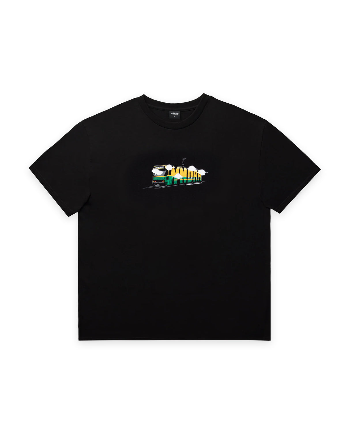 TRAM BOX FIT TEE - BLACK