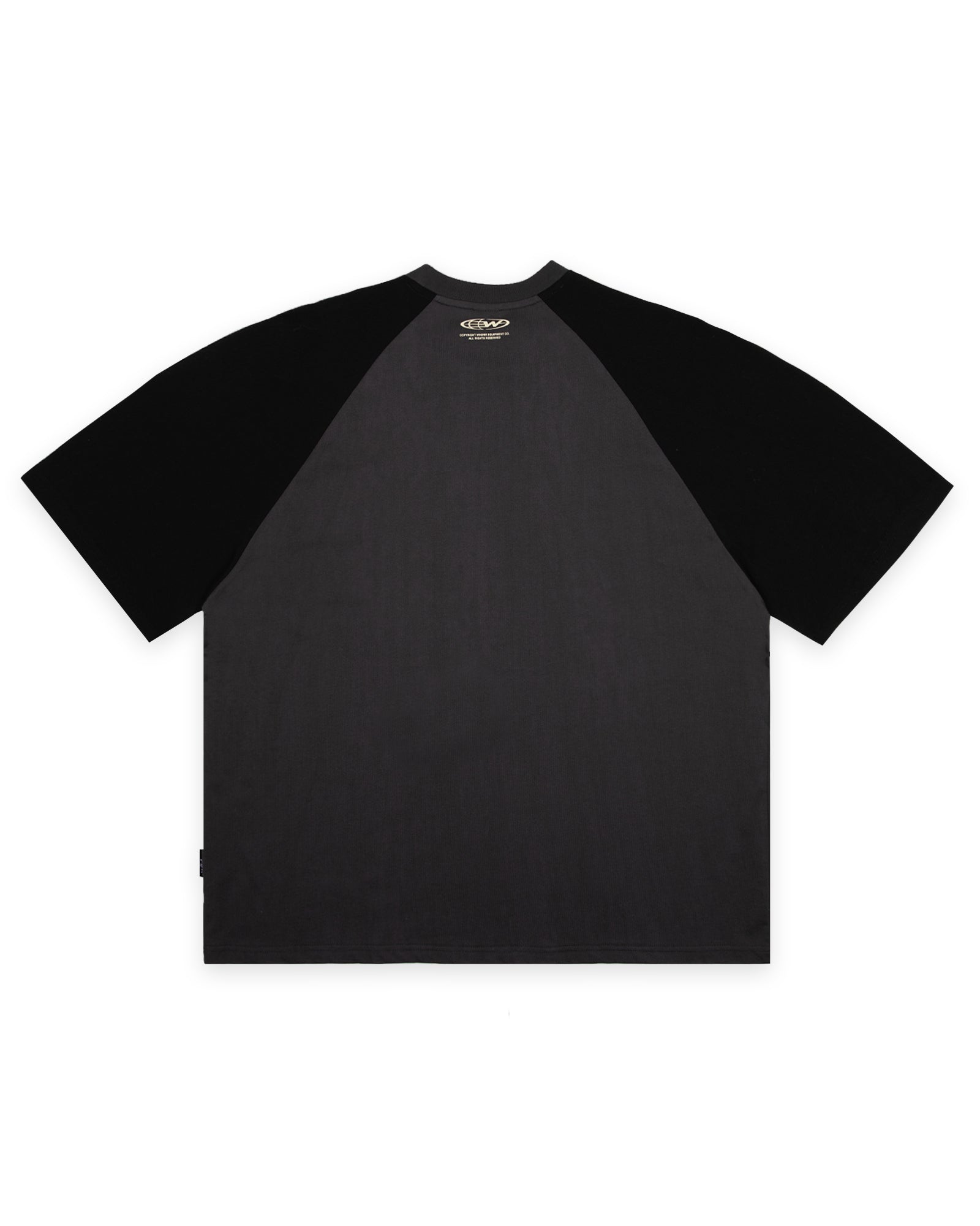 STXR RAGLAN BOX FIT TEE - GREY/BLACK