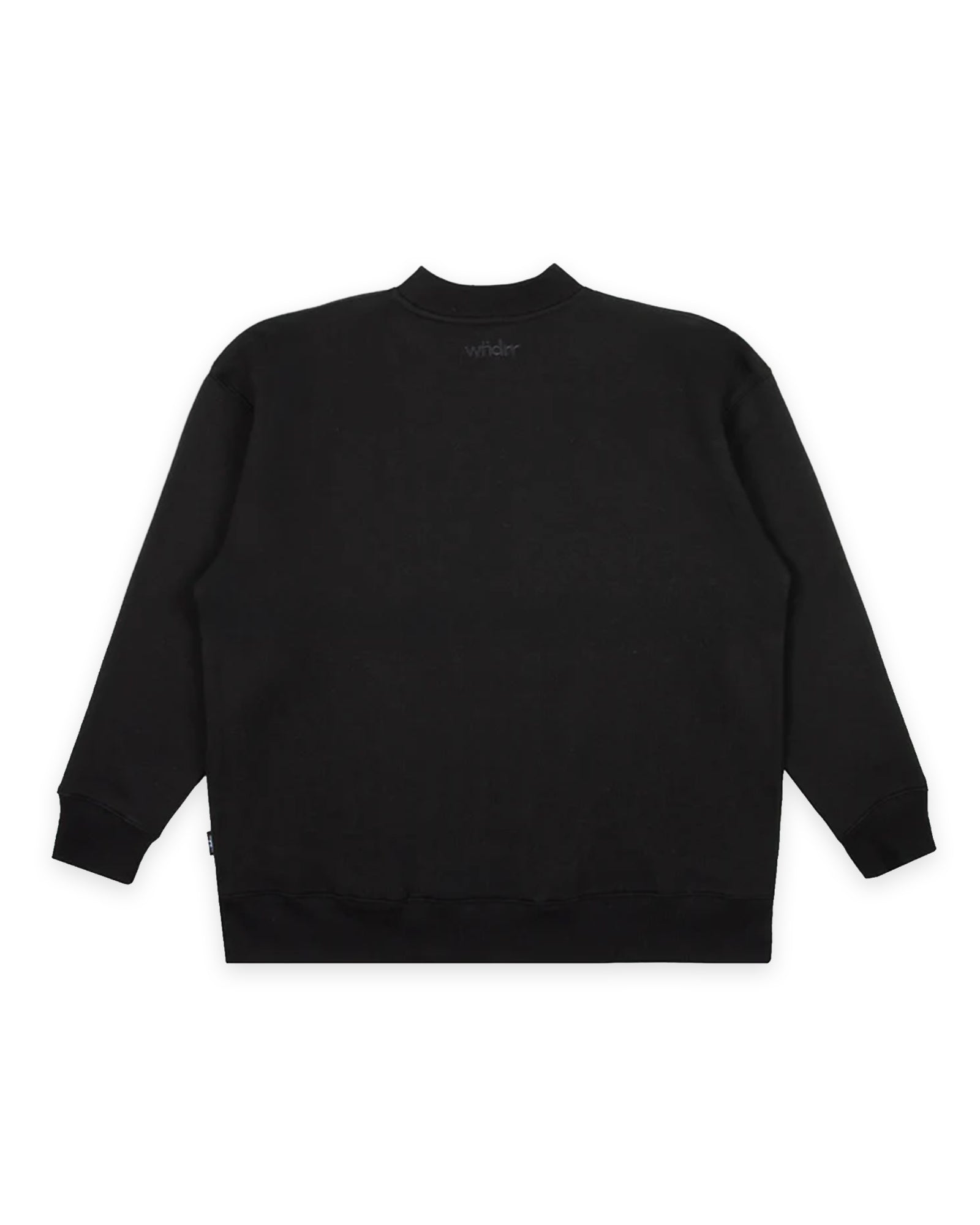 CREDIT CREW SWEAT - BLACK