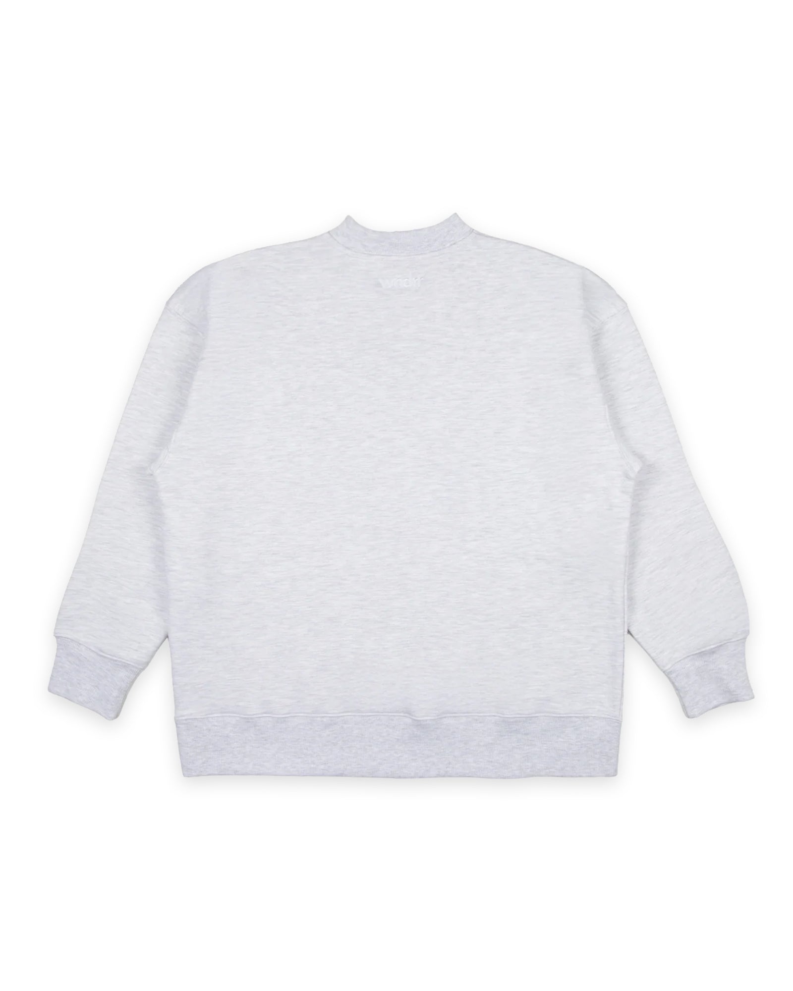 CREDIT CREW SWEAT - WHITE MARLE