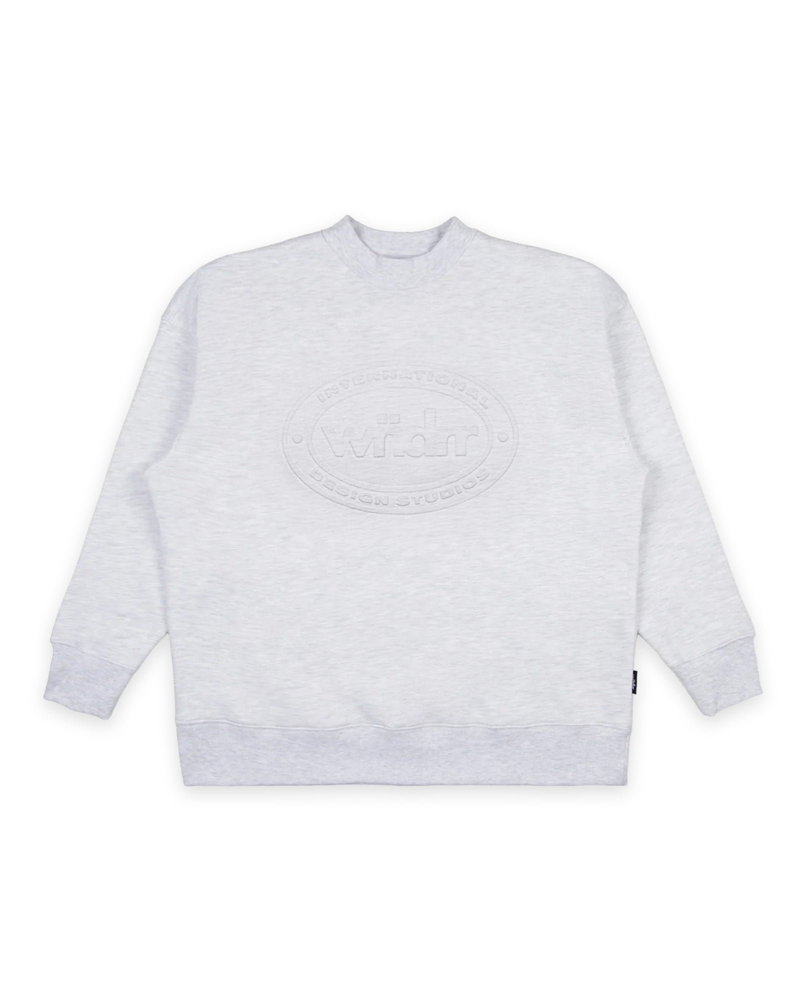 CREDIT CREW SWEAT - WHITE MARLE
