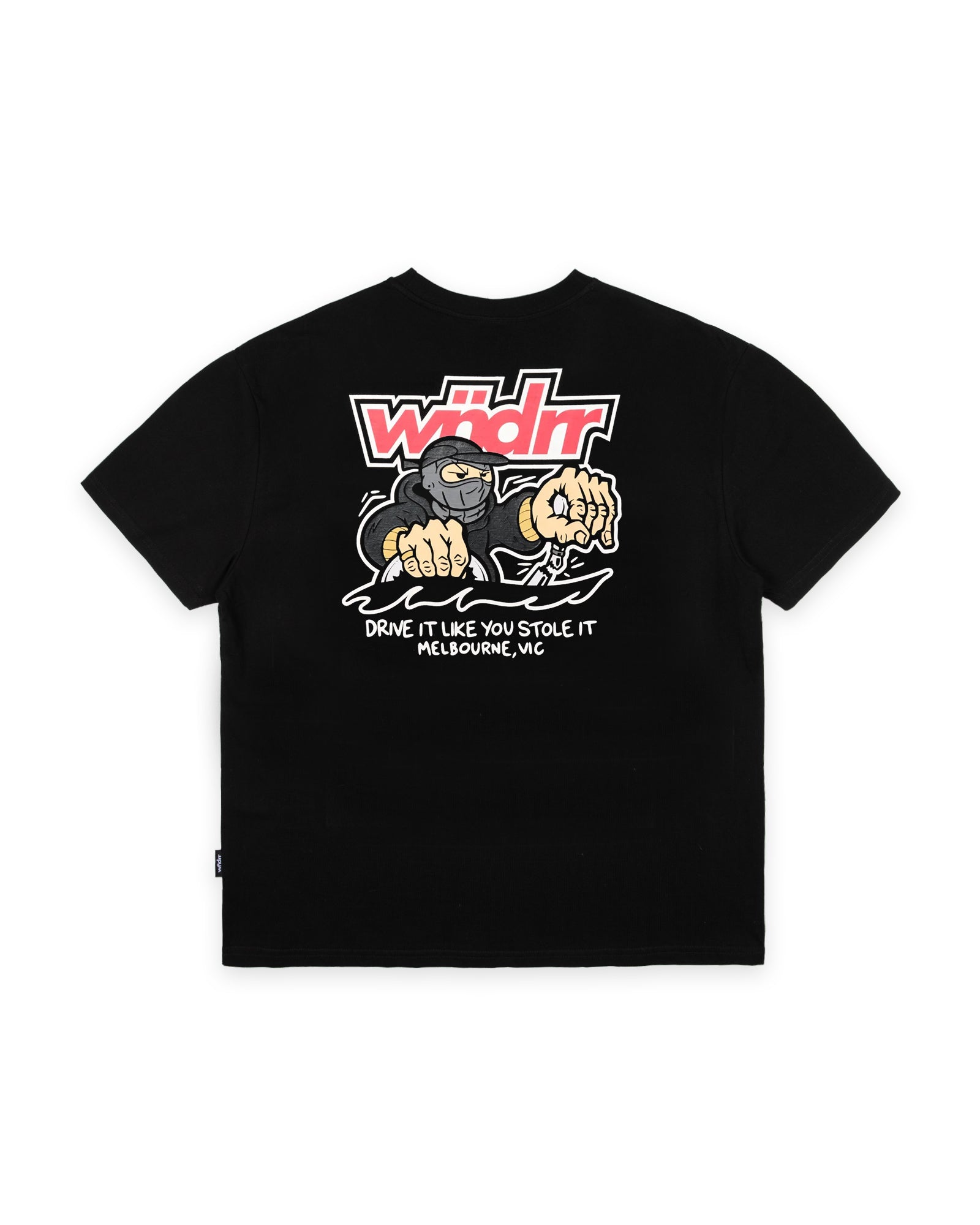 RIPSHIFT BOX FIT TEE - BLACK