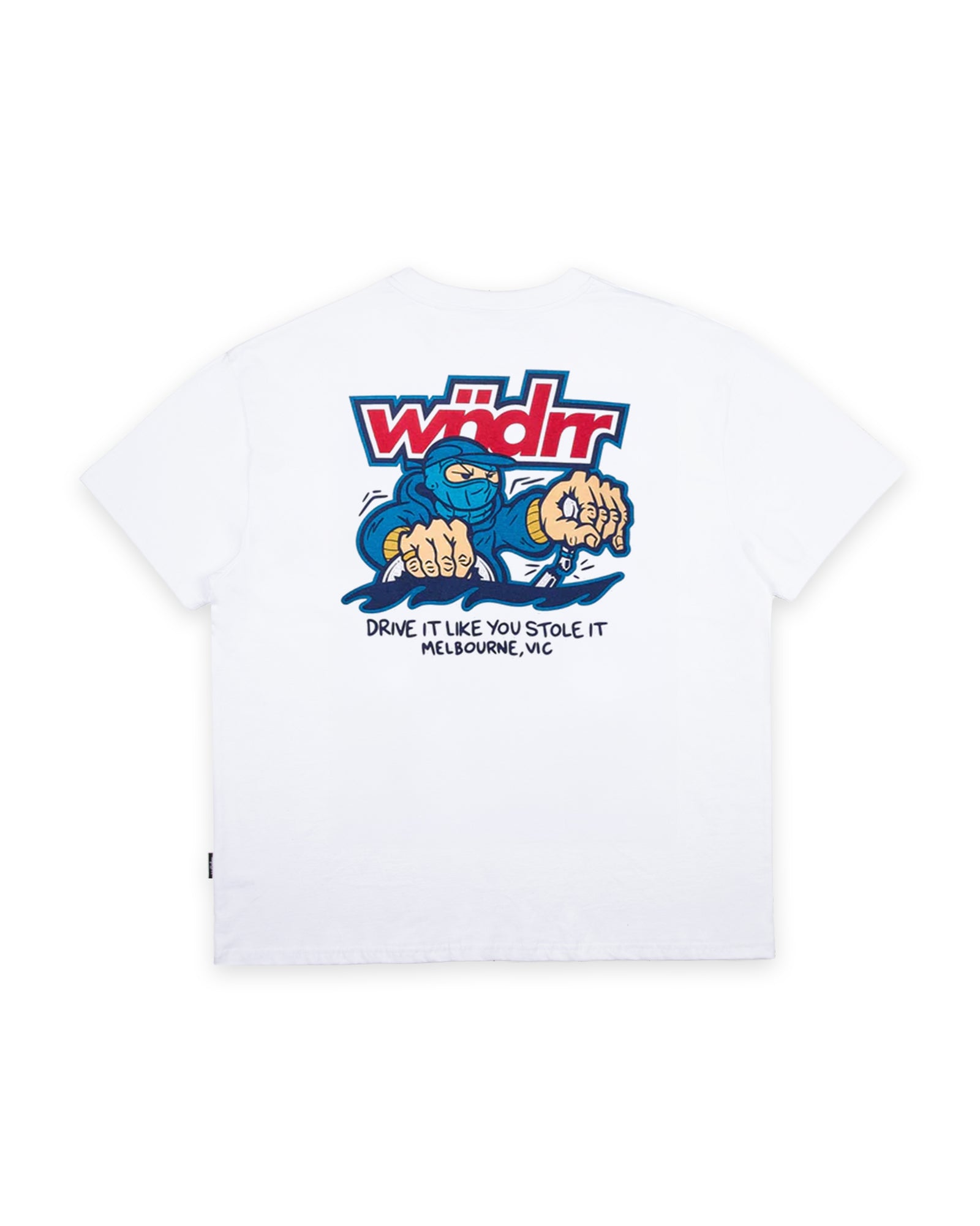 RIPSHIFT BOX FIT TEE - WHITE