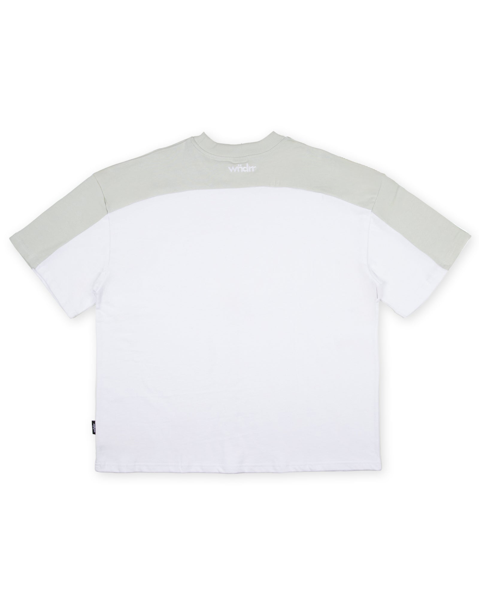 CREDIT PANEL HEAVY WEIGHT TEE - WHITE