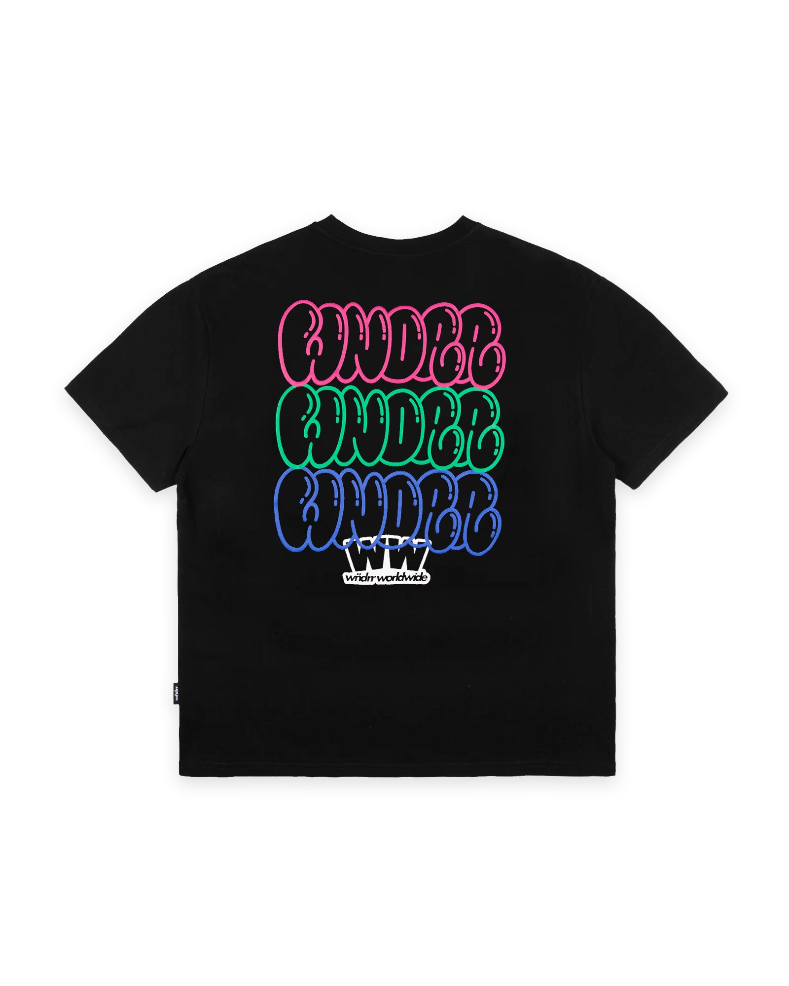 BLISSED OUT BOX FIT TEE - BLACK