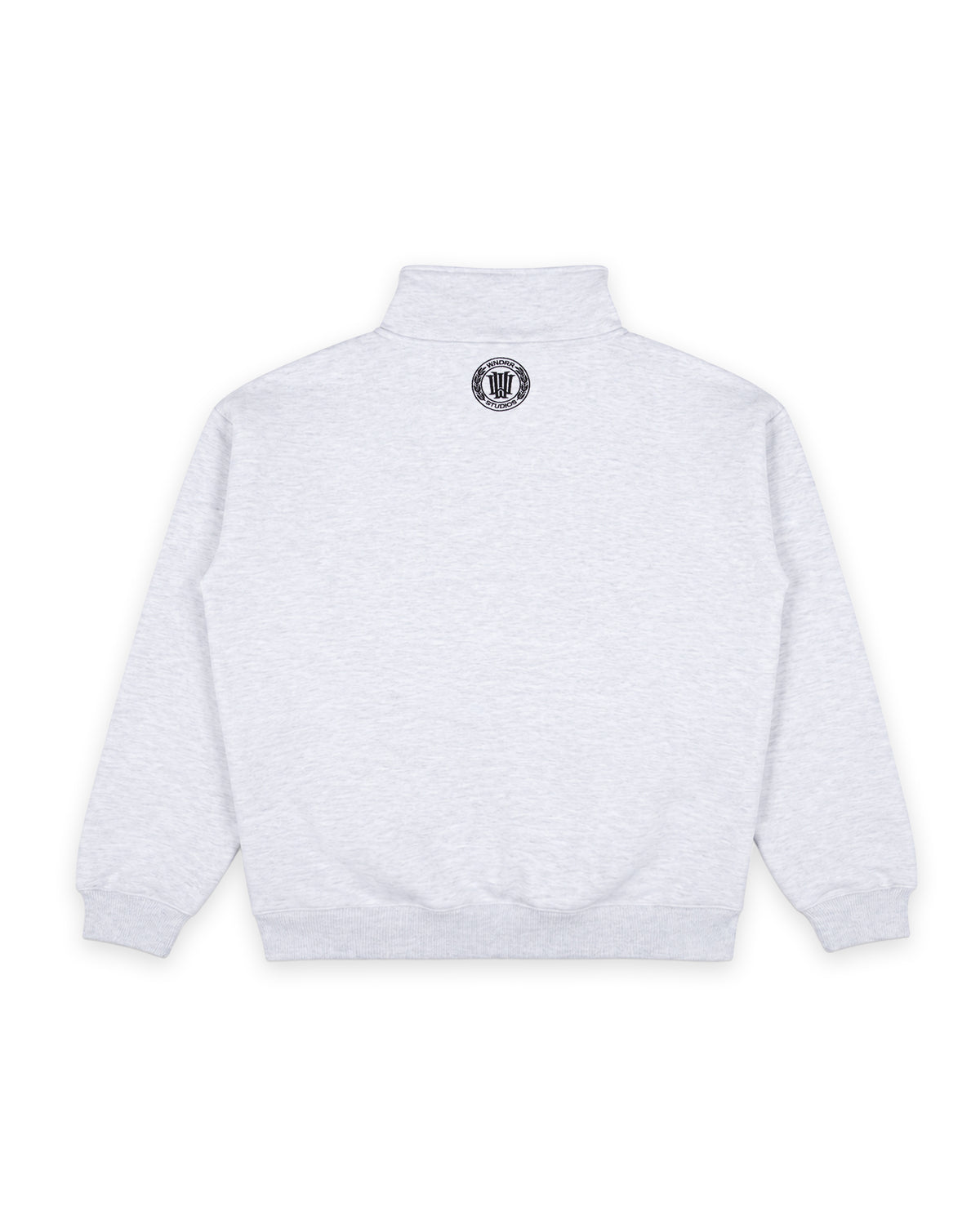 AMBASSADOR 1/4 ZIP SWEAT - WHITE MARLE