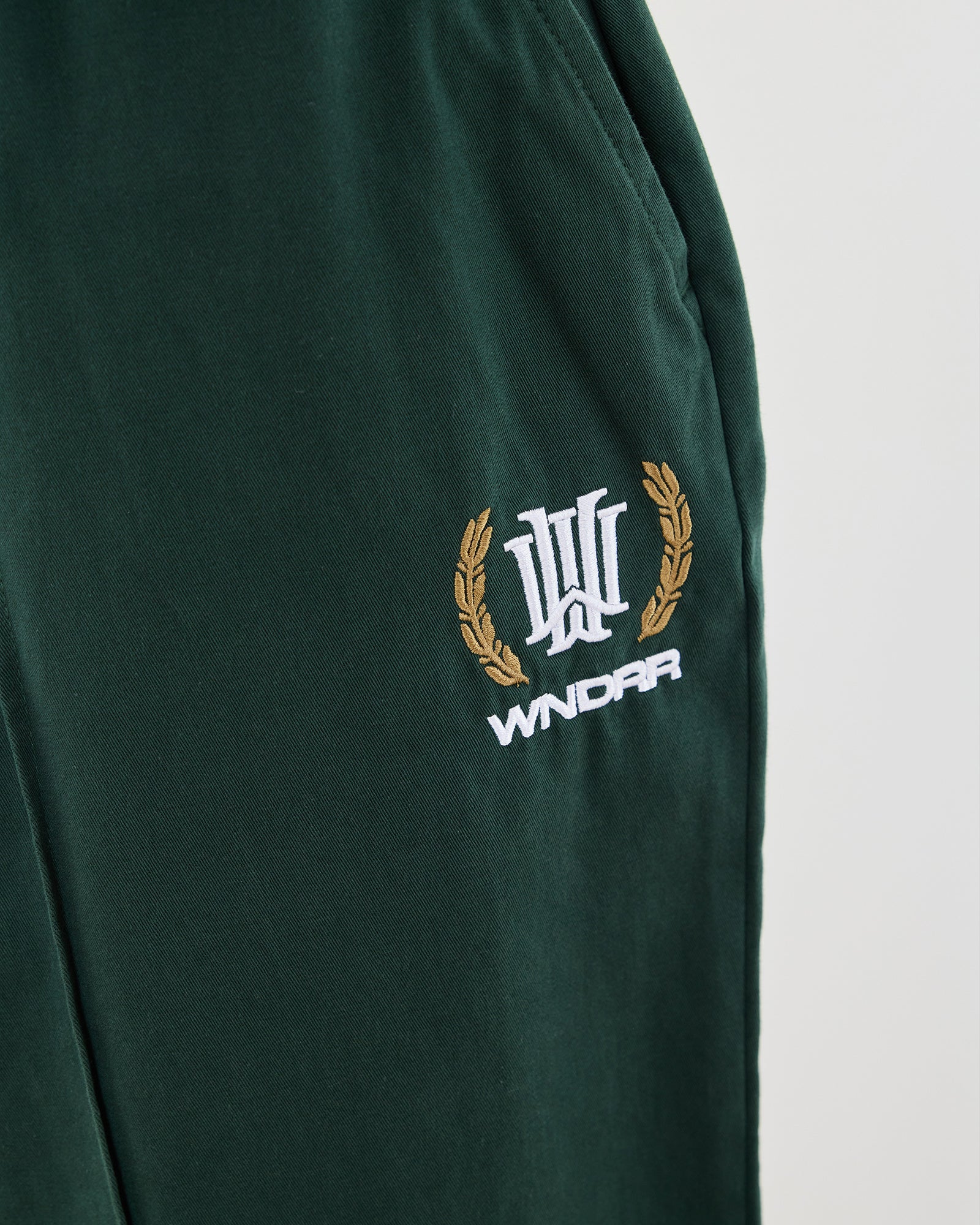 MAISON PLEATED PANT - PINE GREEN