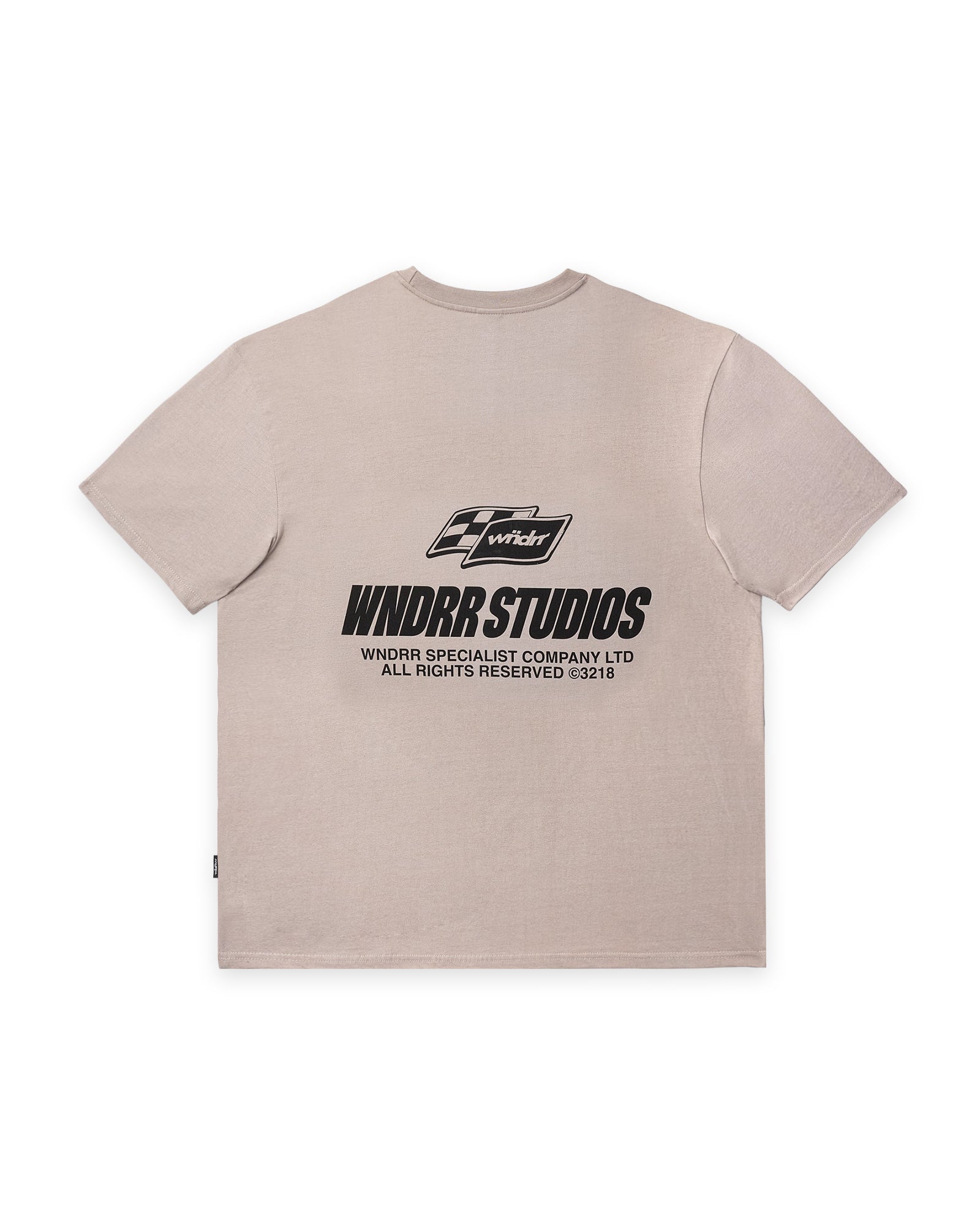 APEX BOX FIT TEE - MOON GREY