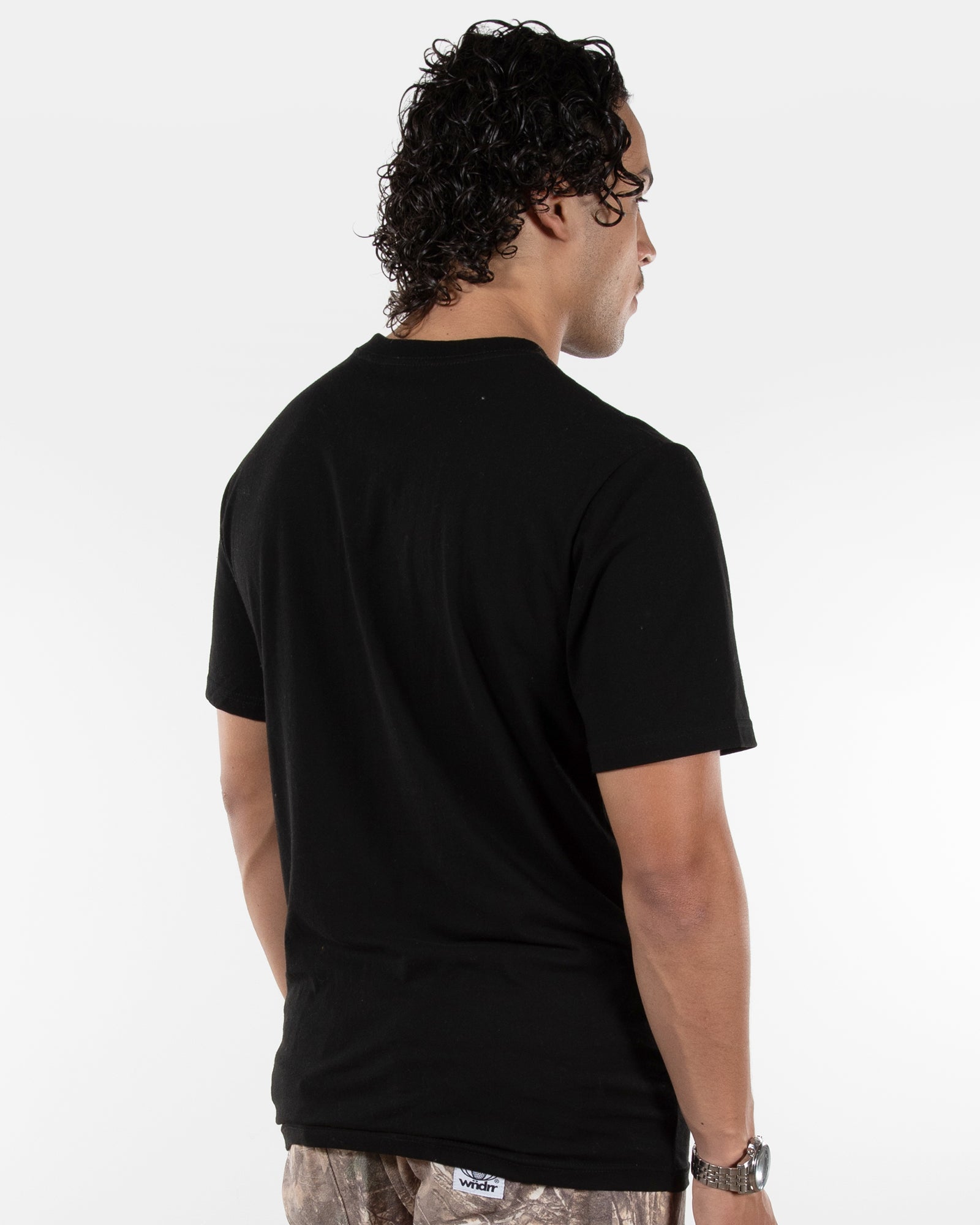 ACCENT REGULAR FIT TEE - BLACK