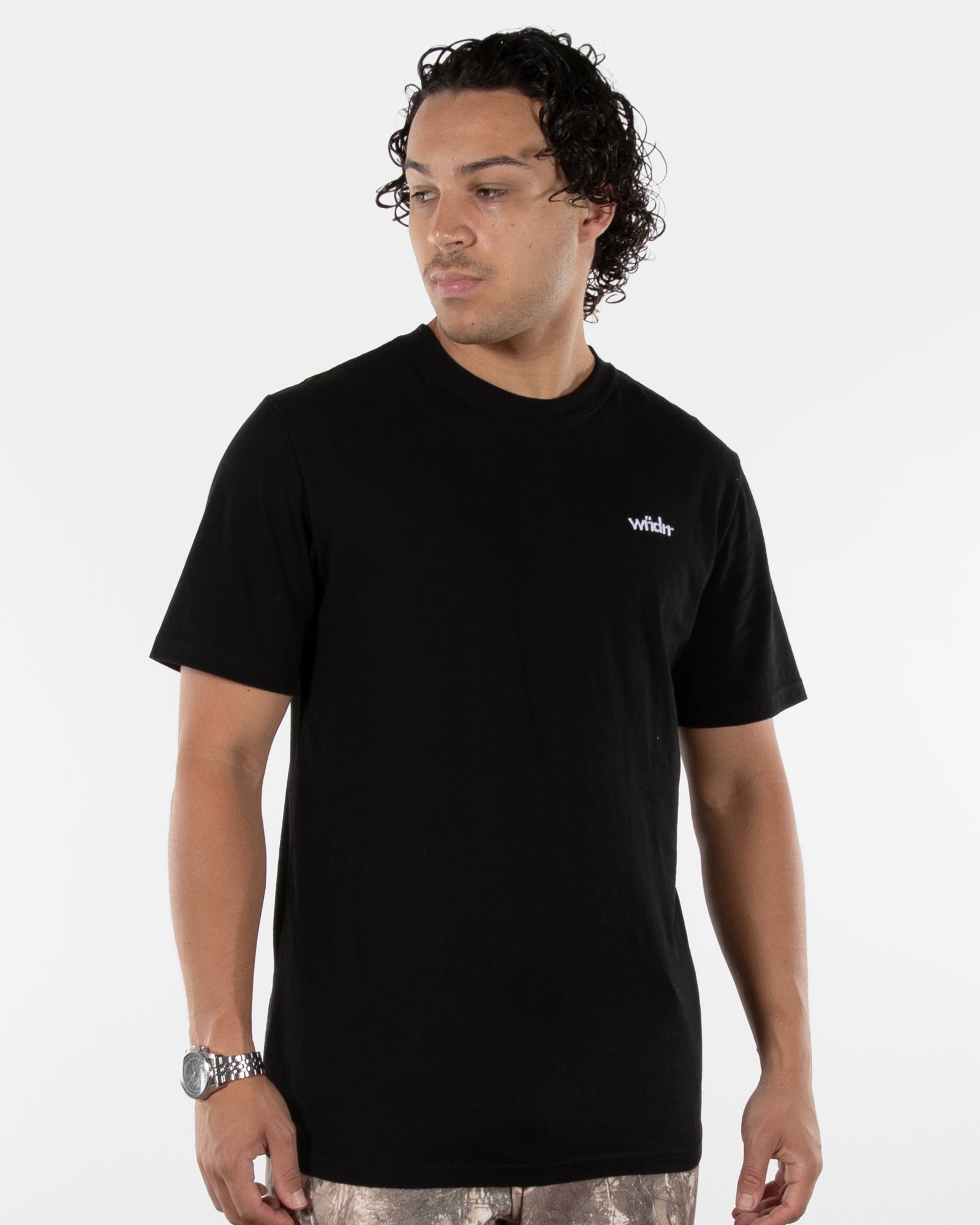 ACCENT REGULAR FIT TEE - BLACK