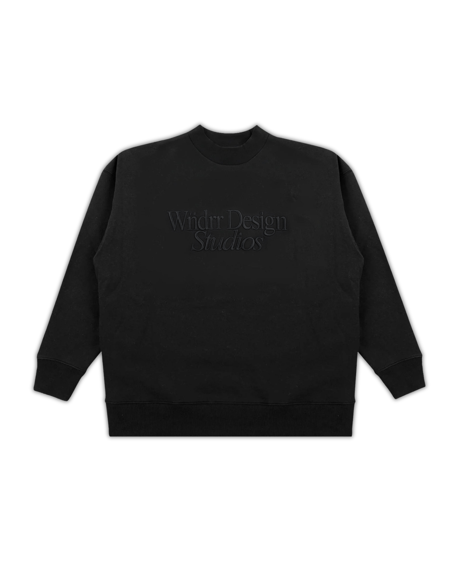 ATELIER CREW SWEAT - BLACK