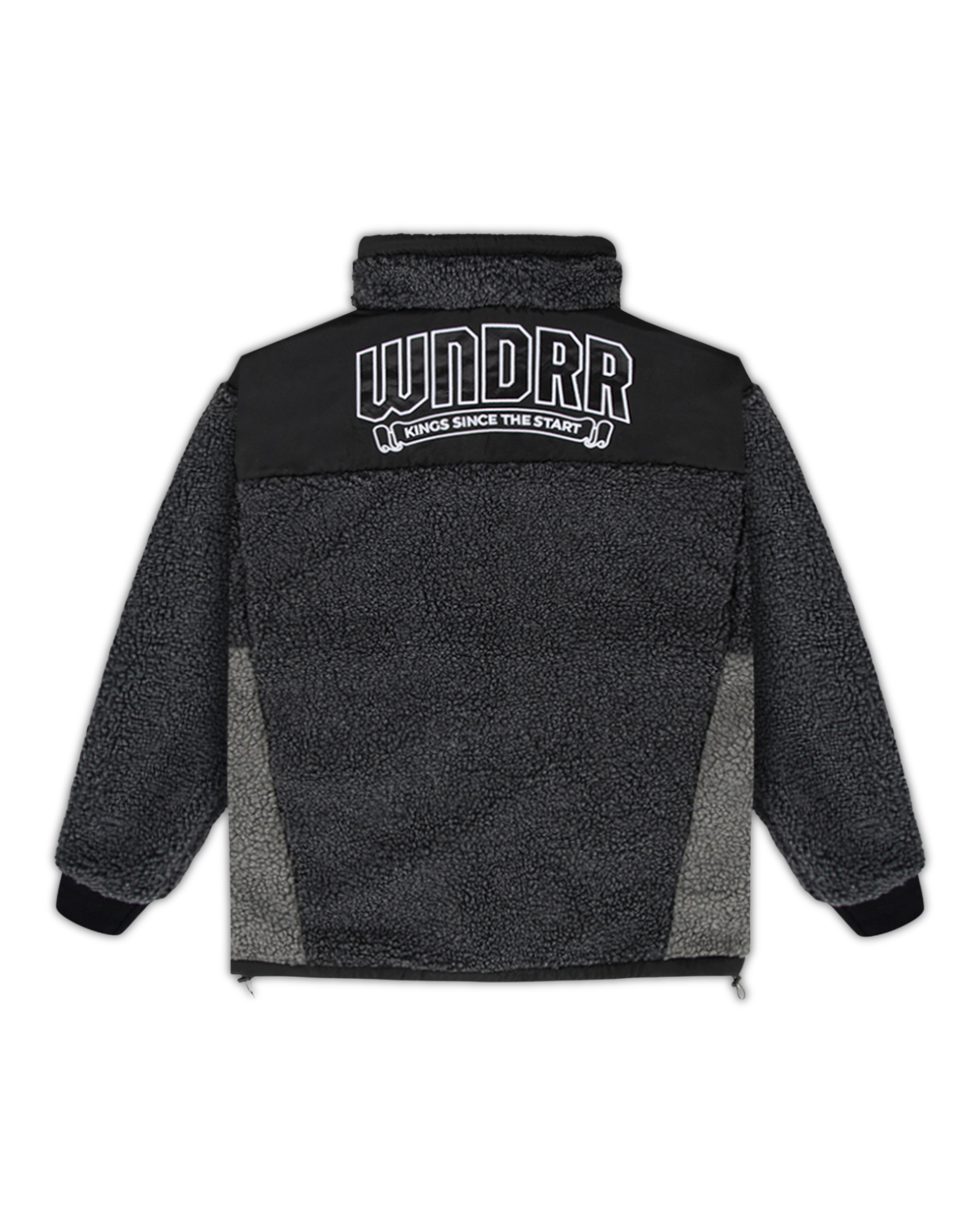 BANNER SHERPA JACKET - BLACK/GREY