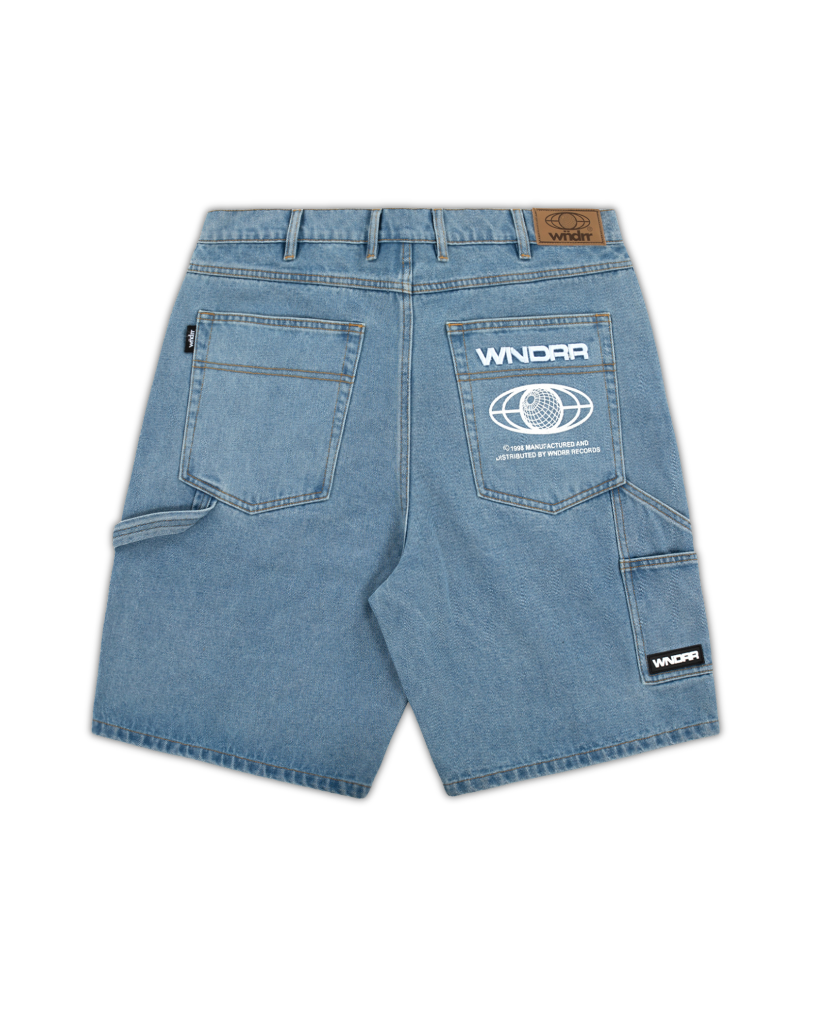 BOOSTER DENIM SHORT - WASHED BLUE