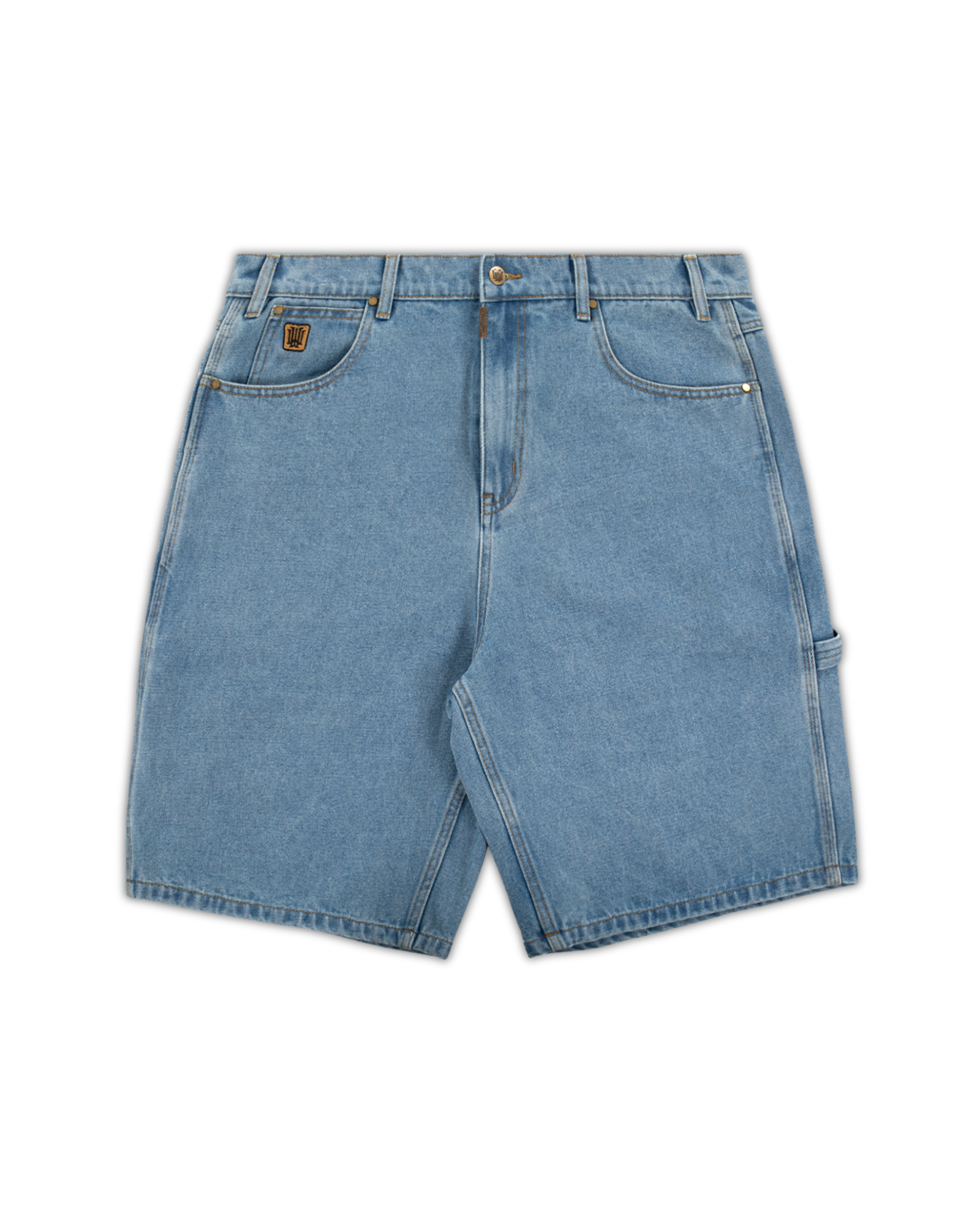 BOOSTER DENIM SHORT - WASHED BLUE