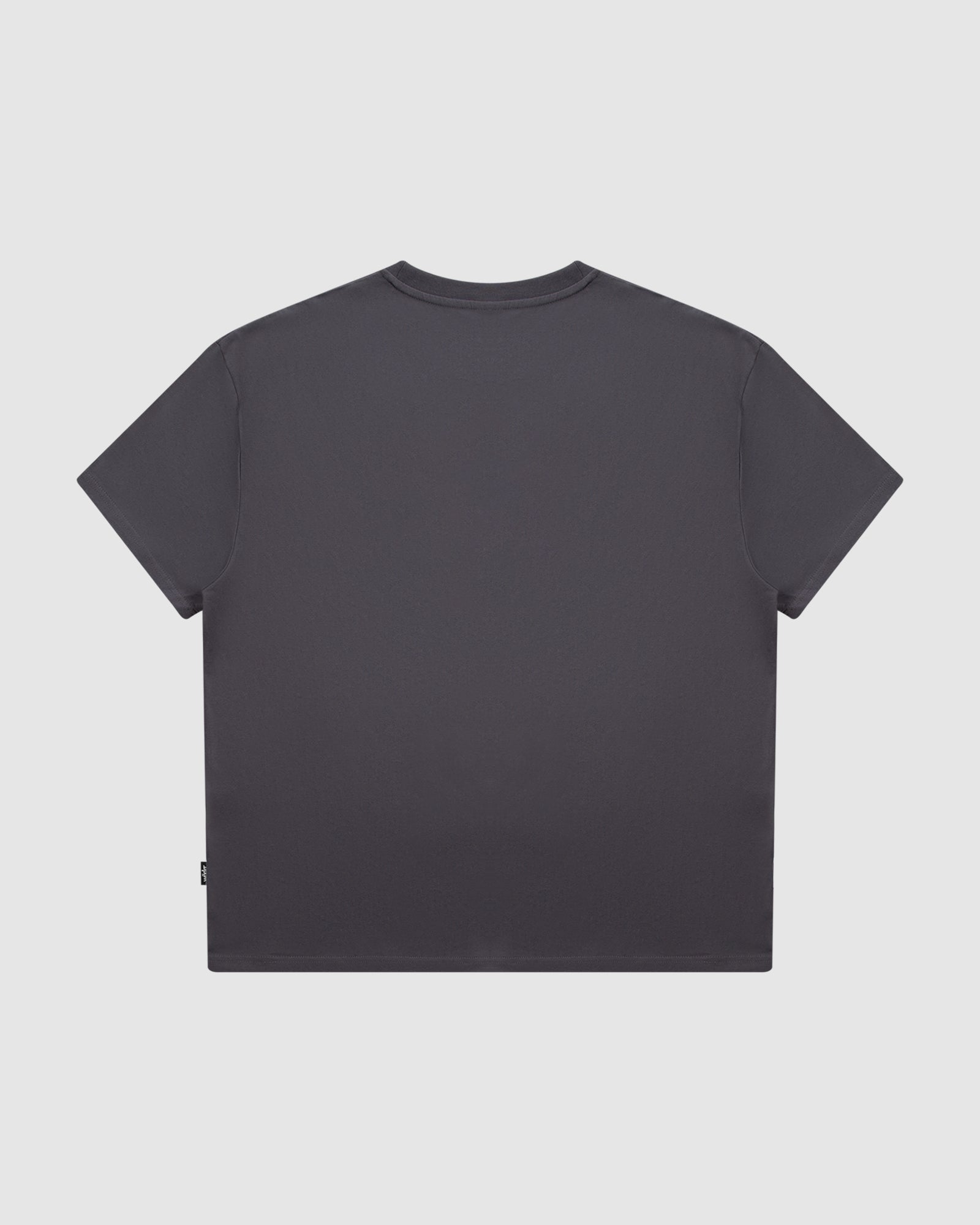 SPACED OUT BOX FIT TEE - CHARCOAL