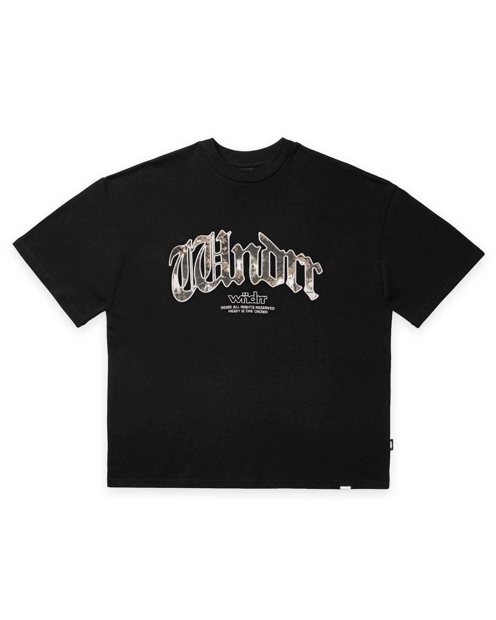 ROGUE HEAVY WEIGHT TEE - BLACK